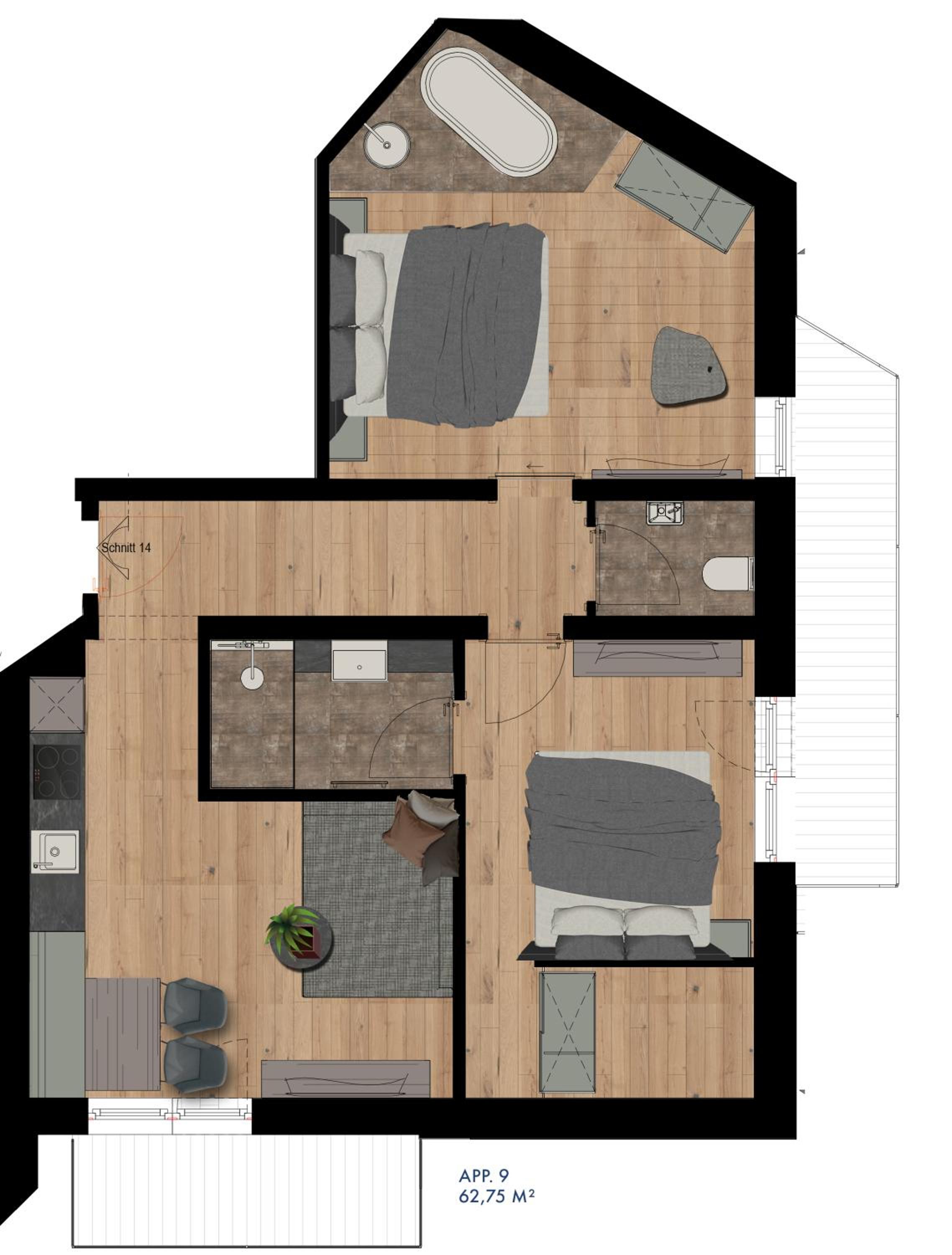 Two-Bedroom Apartment - Photo 5