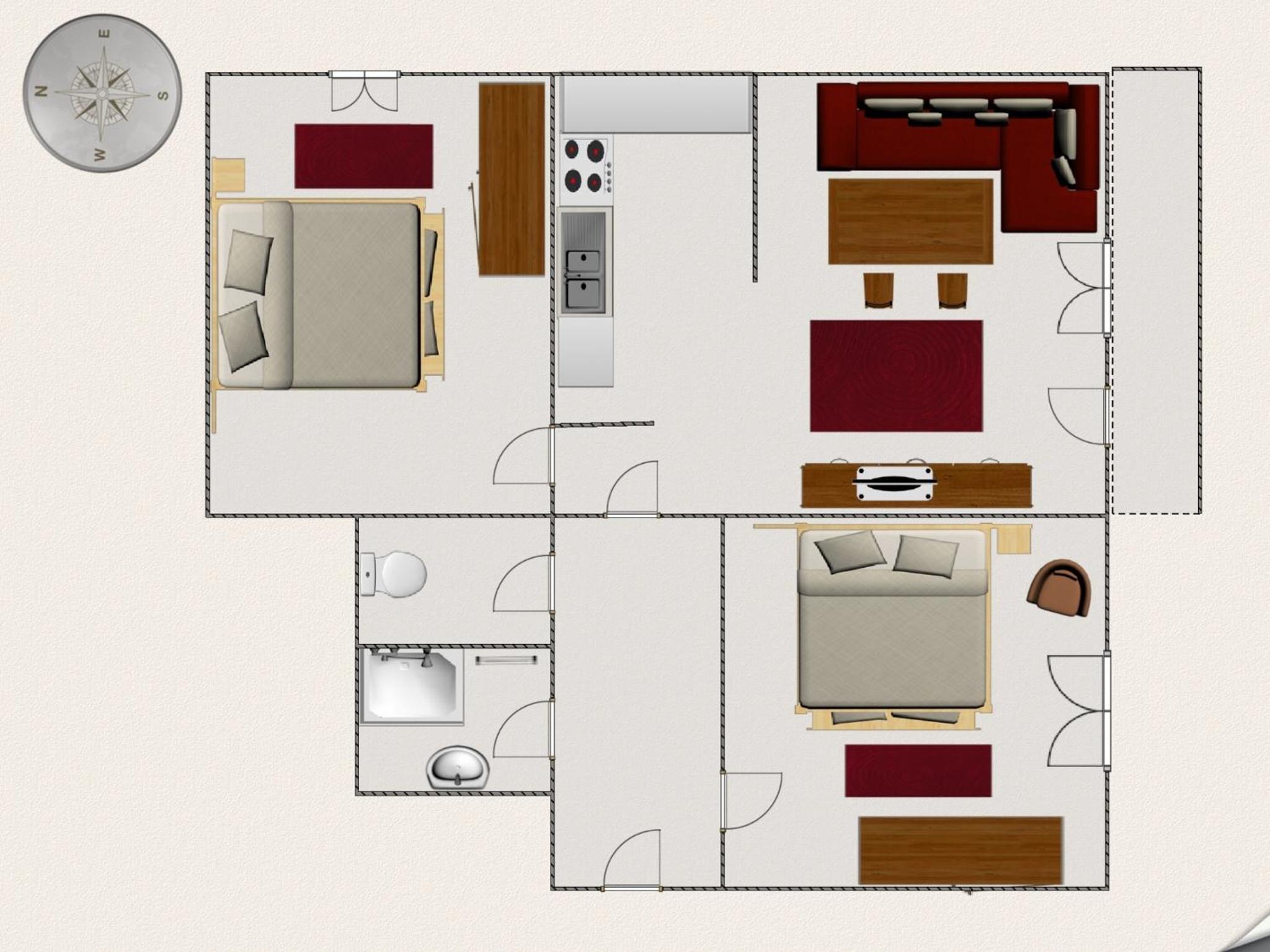 Two-Bedroom Apartment with terrace TOP 2 photo 3