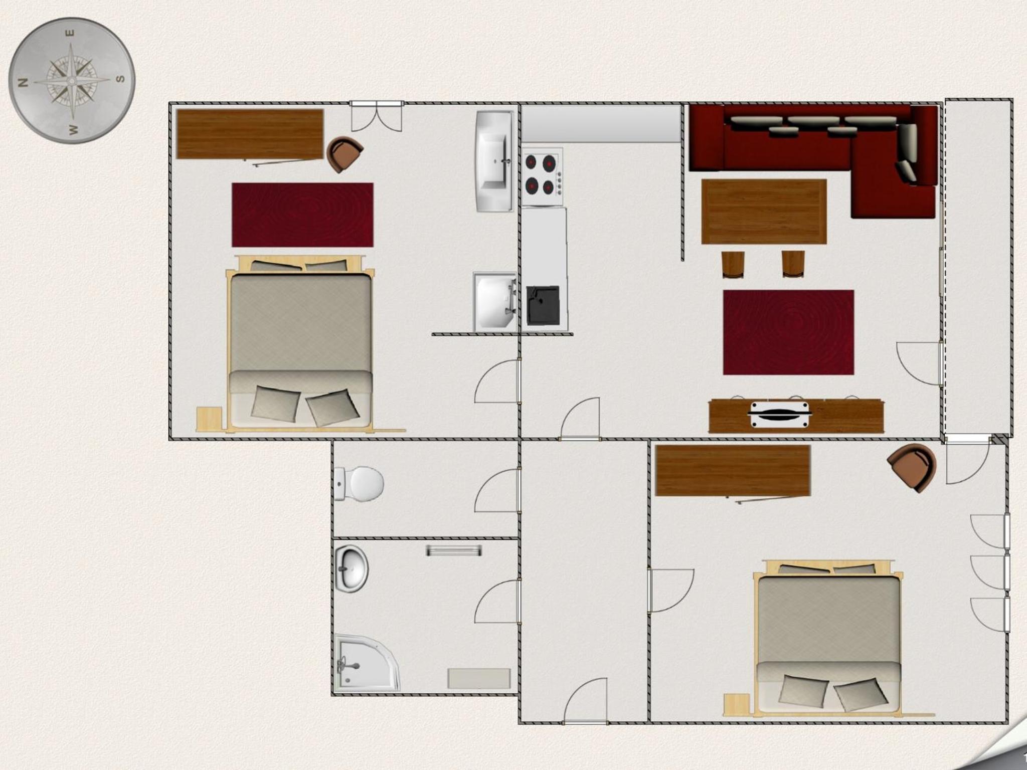 Two-Bedroom Apartment with Balcony Top 3 photo 3