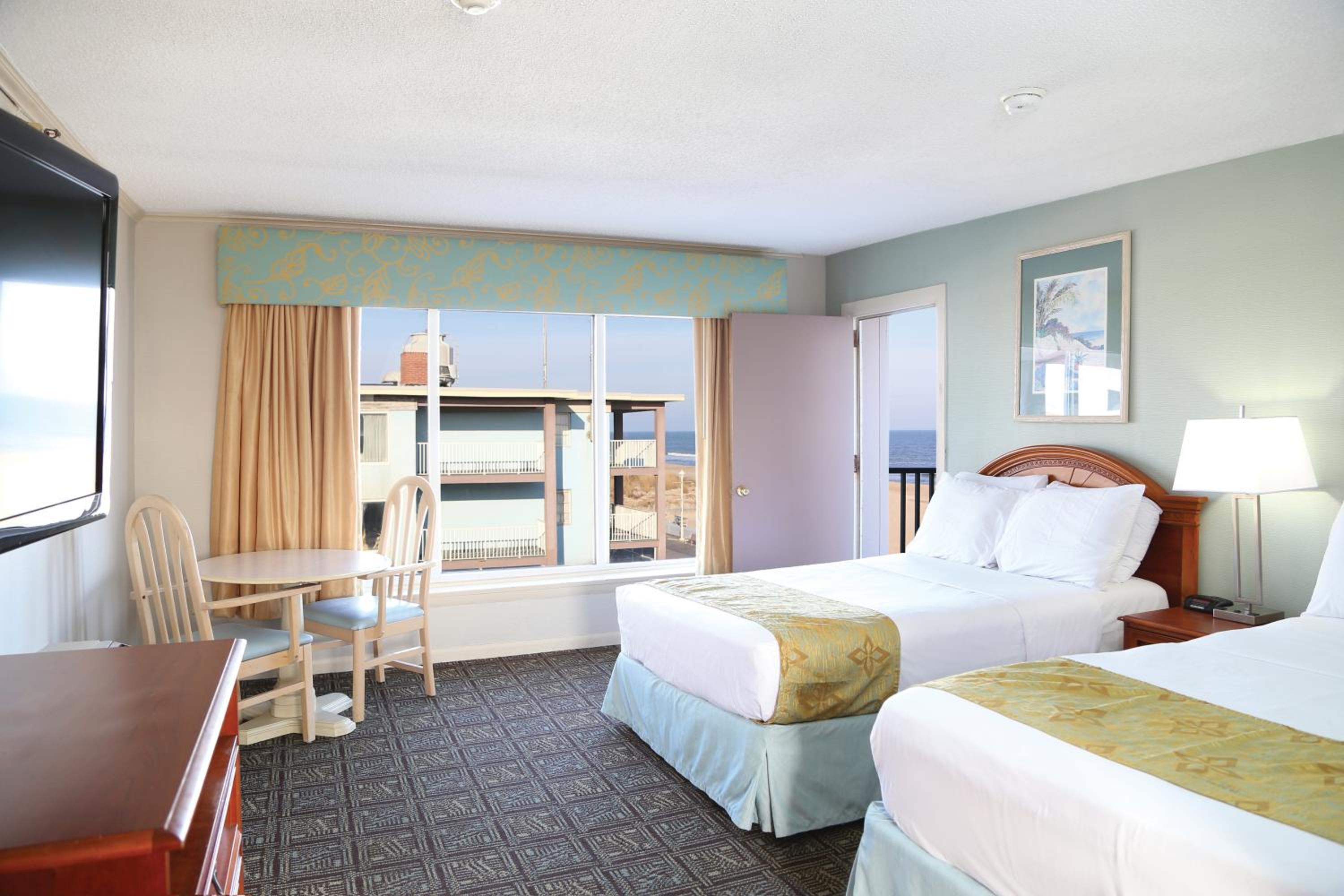 Standard Room With Two Double Beds, Private Balcony, Ocean View