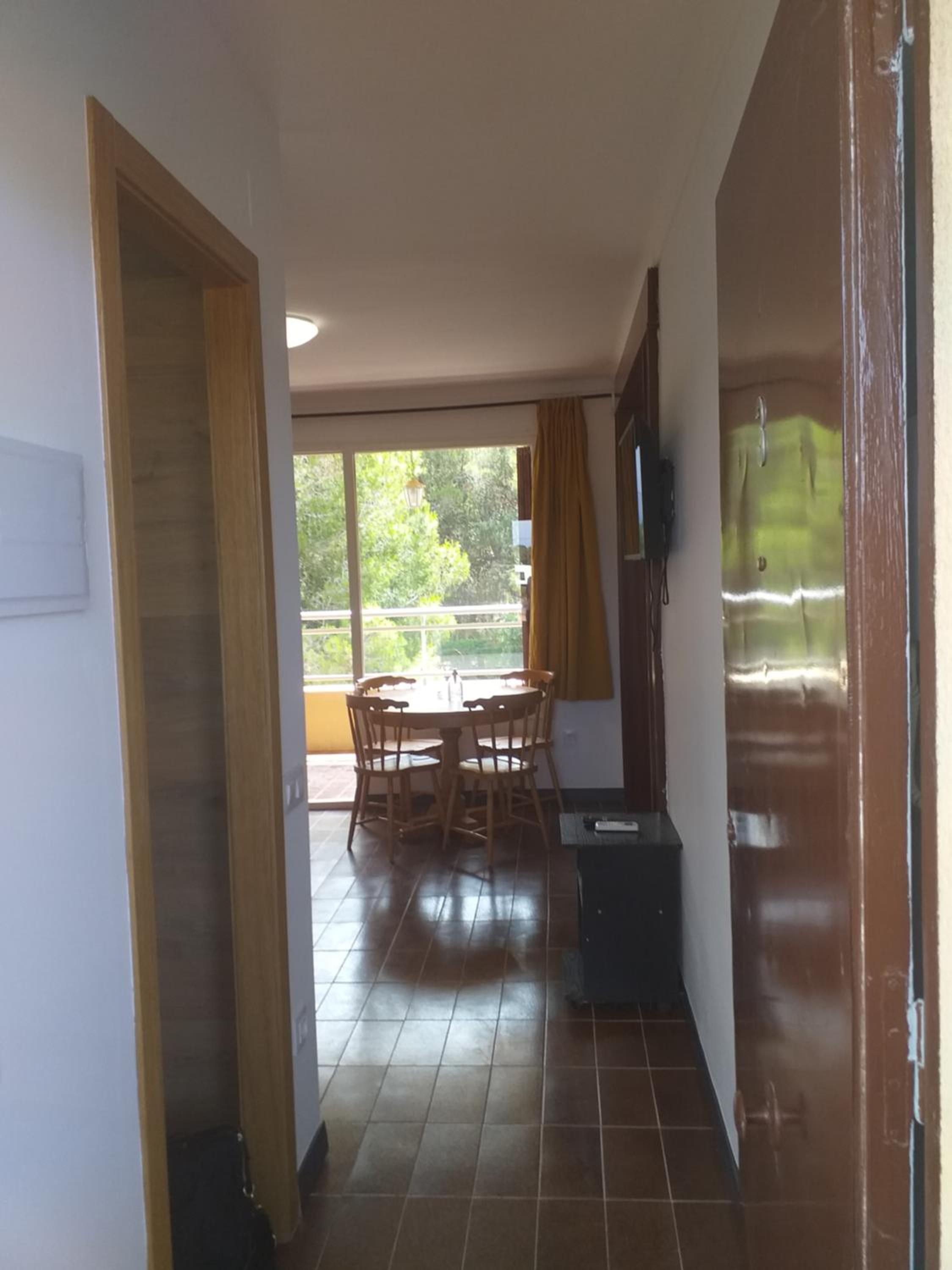 Apartamento con vista al jardín