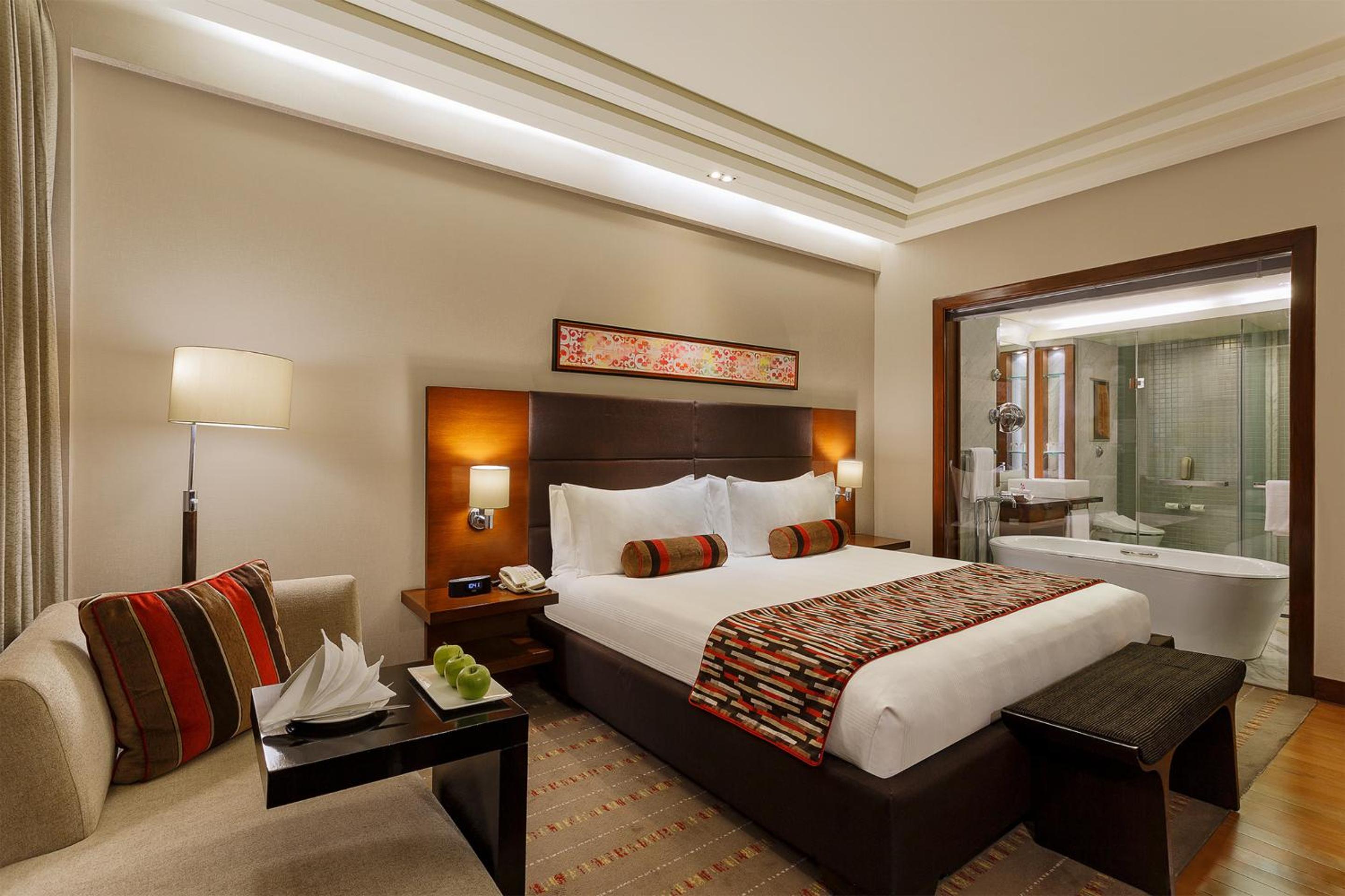 King Suite with Pool View – Lounge Access/Smoking at Crowne Plaza Today Gurugram by IHG