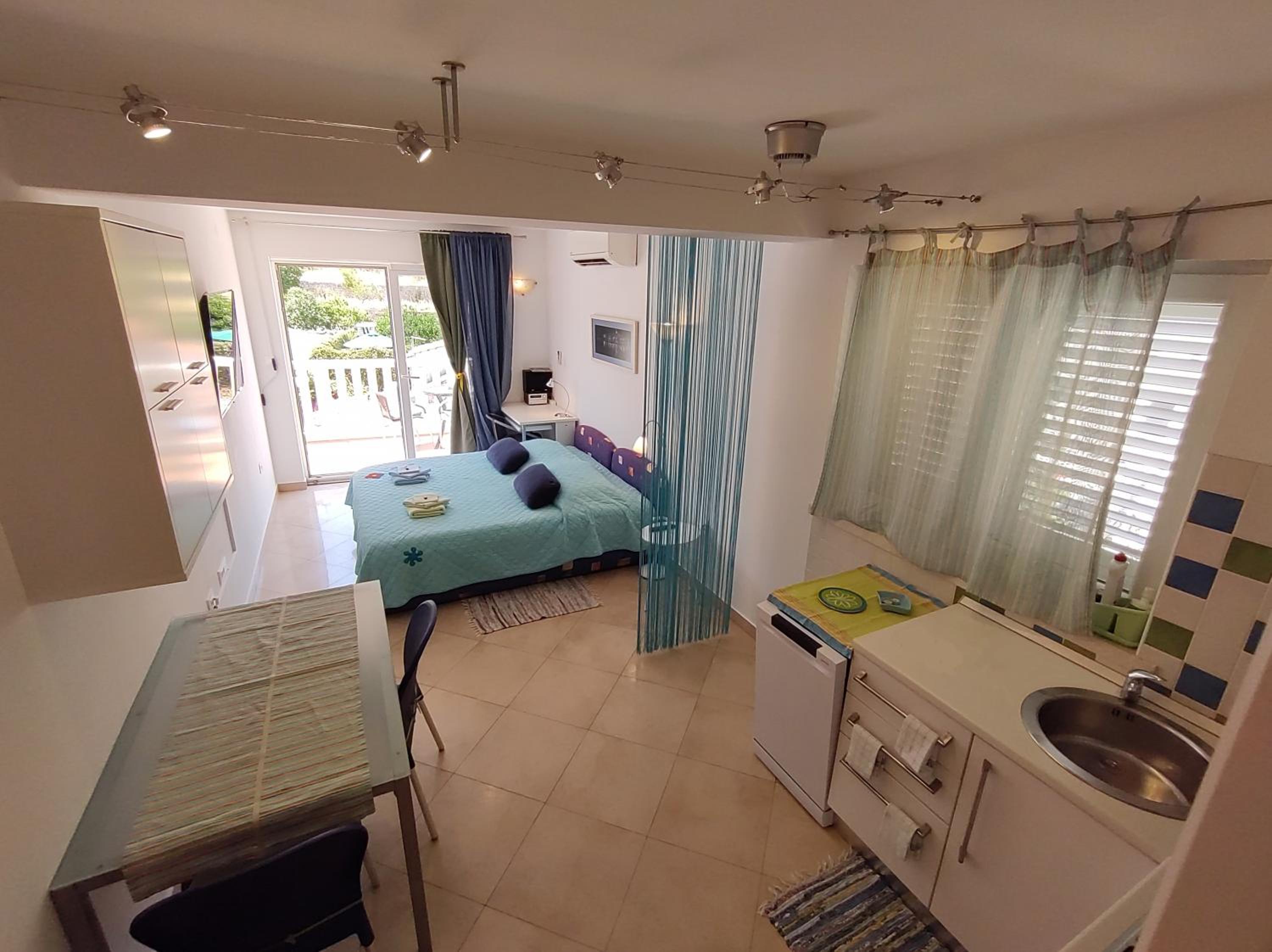 Studio with Balcony