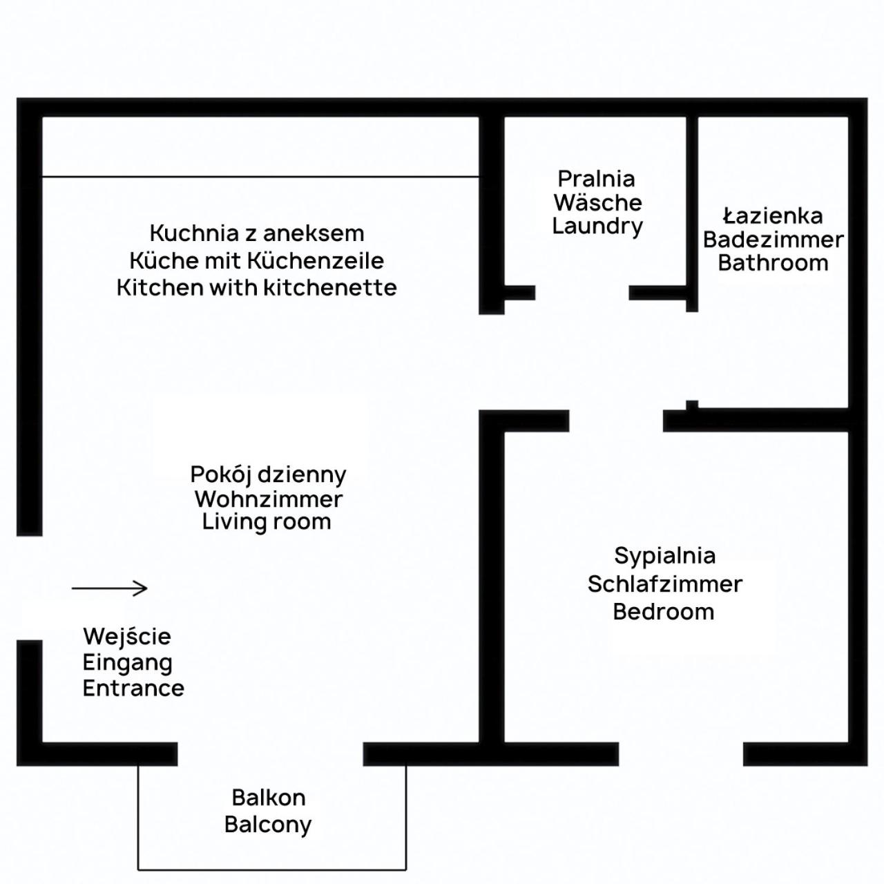 One-Bedroom Apartment - Photo 1