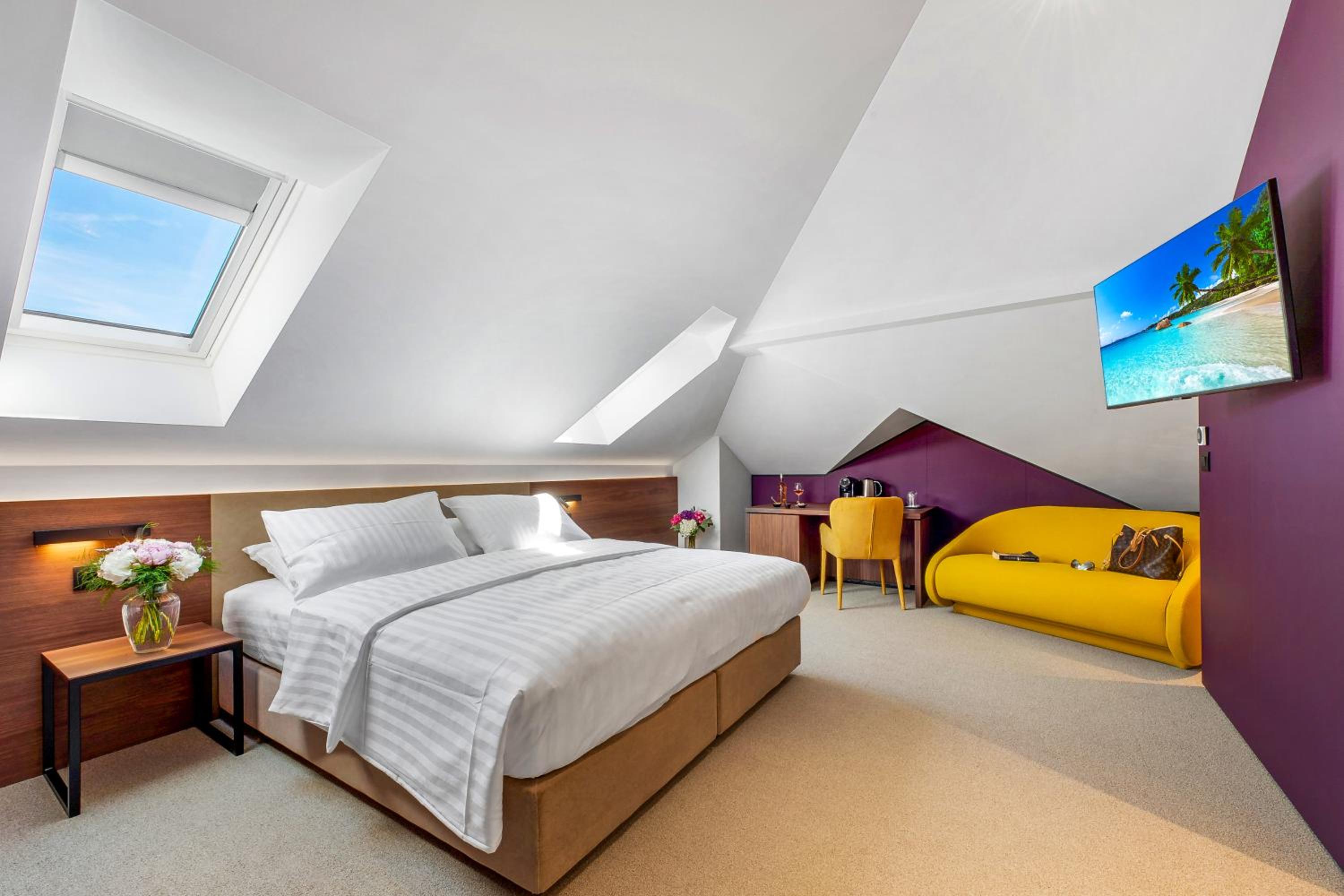 Executive-Zimmer mit Terrasse und Whirlpool und Meerblick