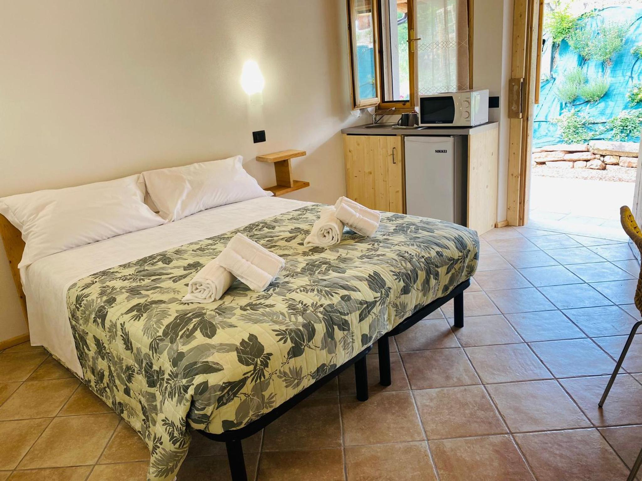 Double Room with Terrace and Garden View