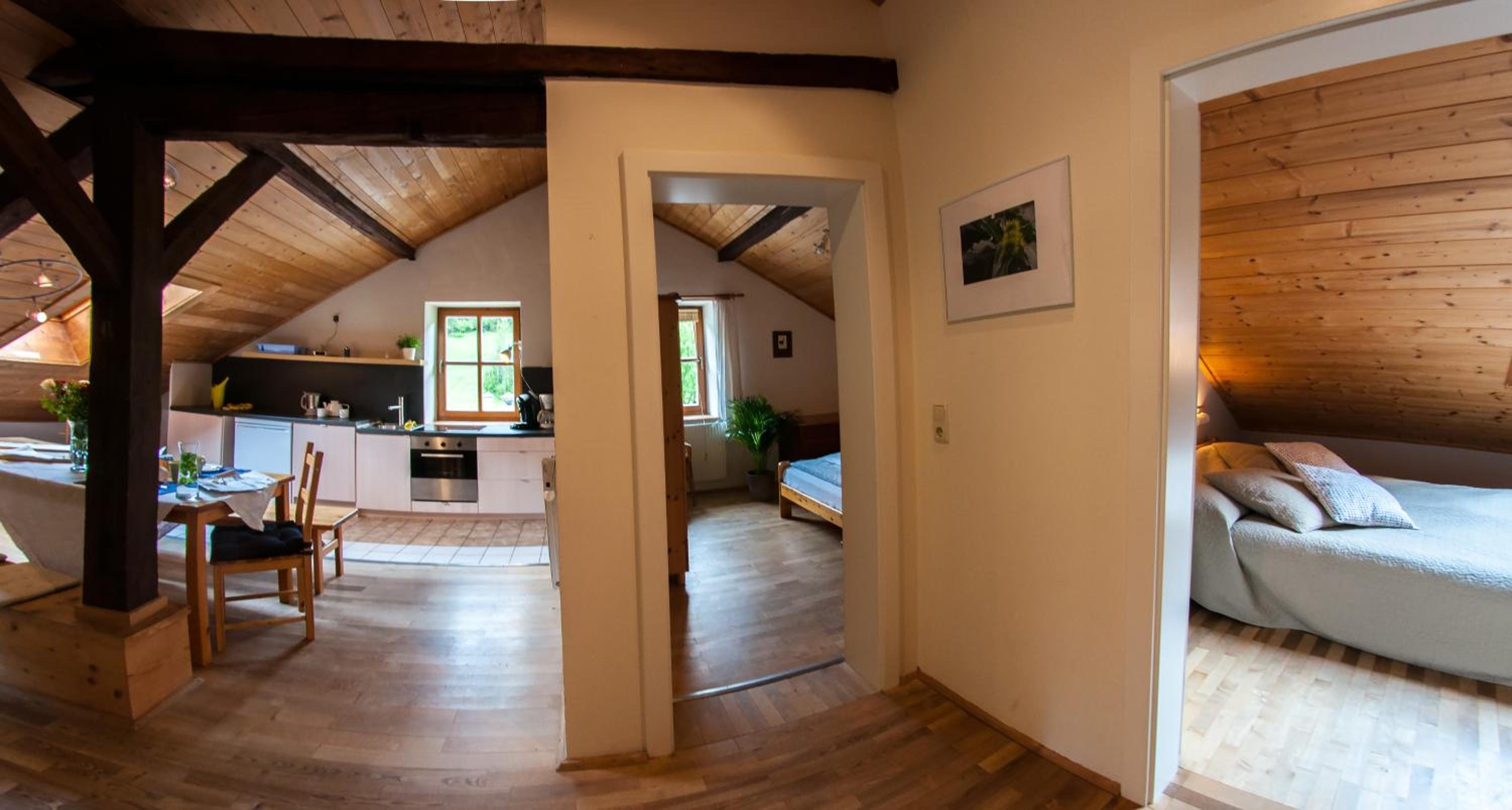 Two-Bedroom Apartment with Loft Bed