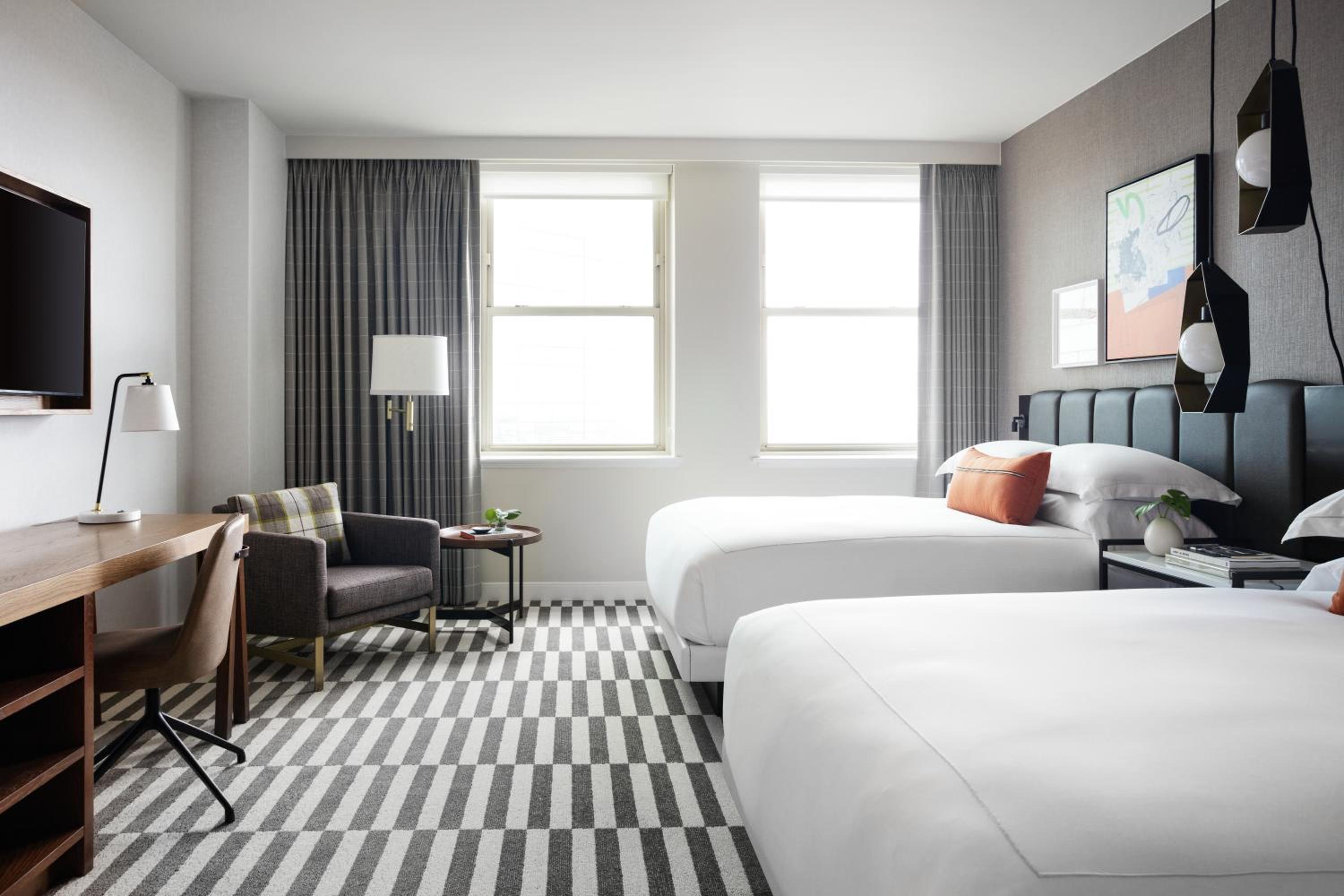 Essential Queen Room with Two Queen Beds and Walk-In Shower - Photo 2