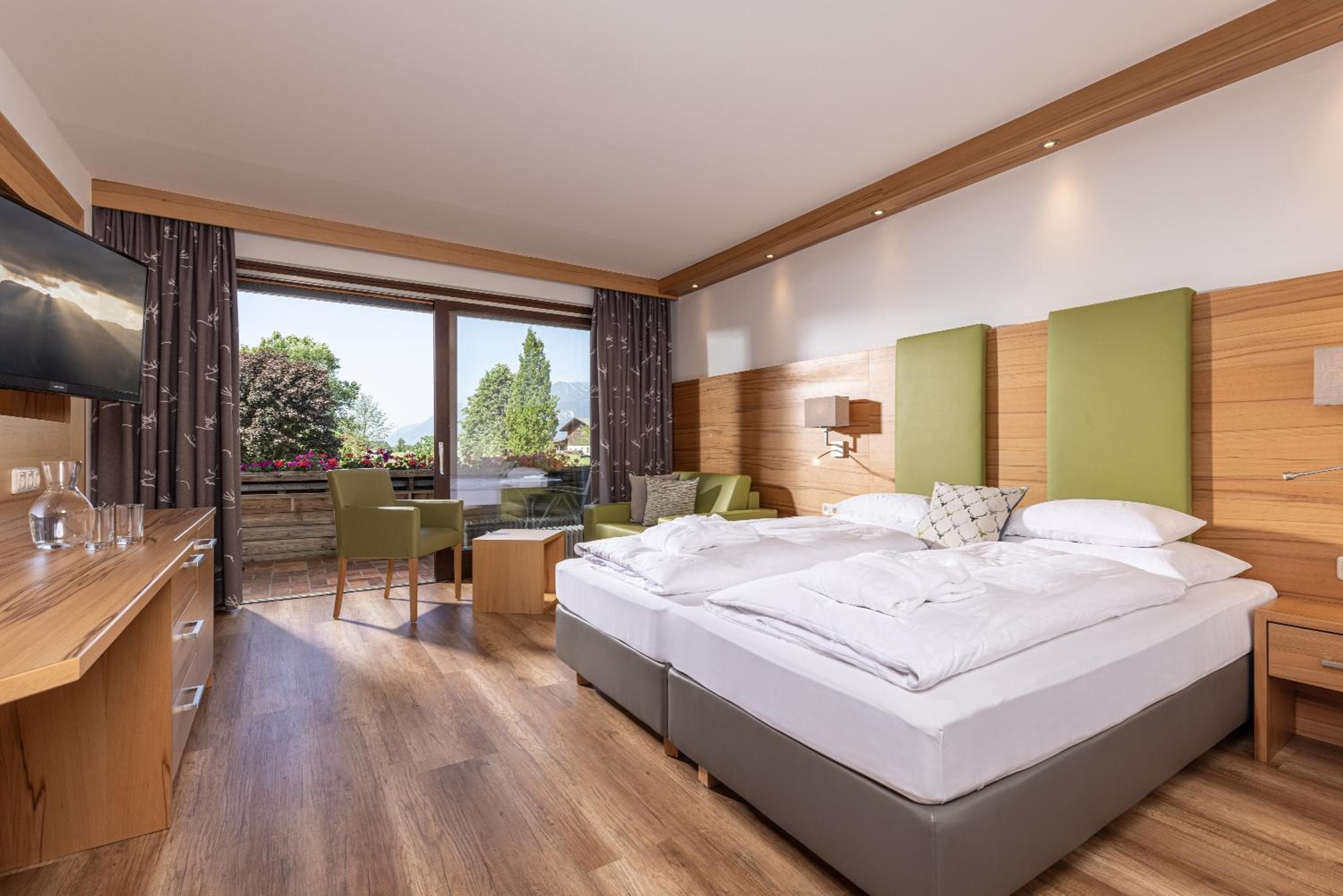 Double Room with Mountain View and Balcony