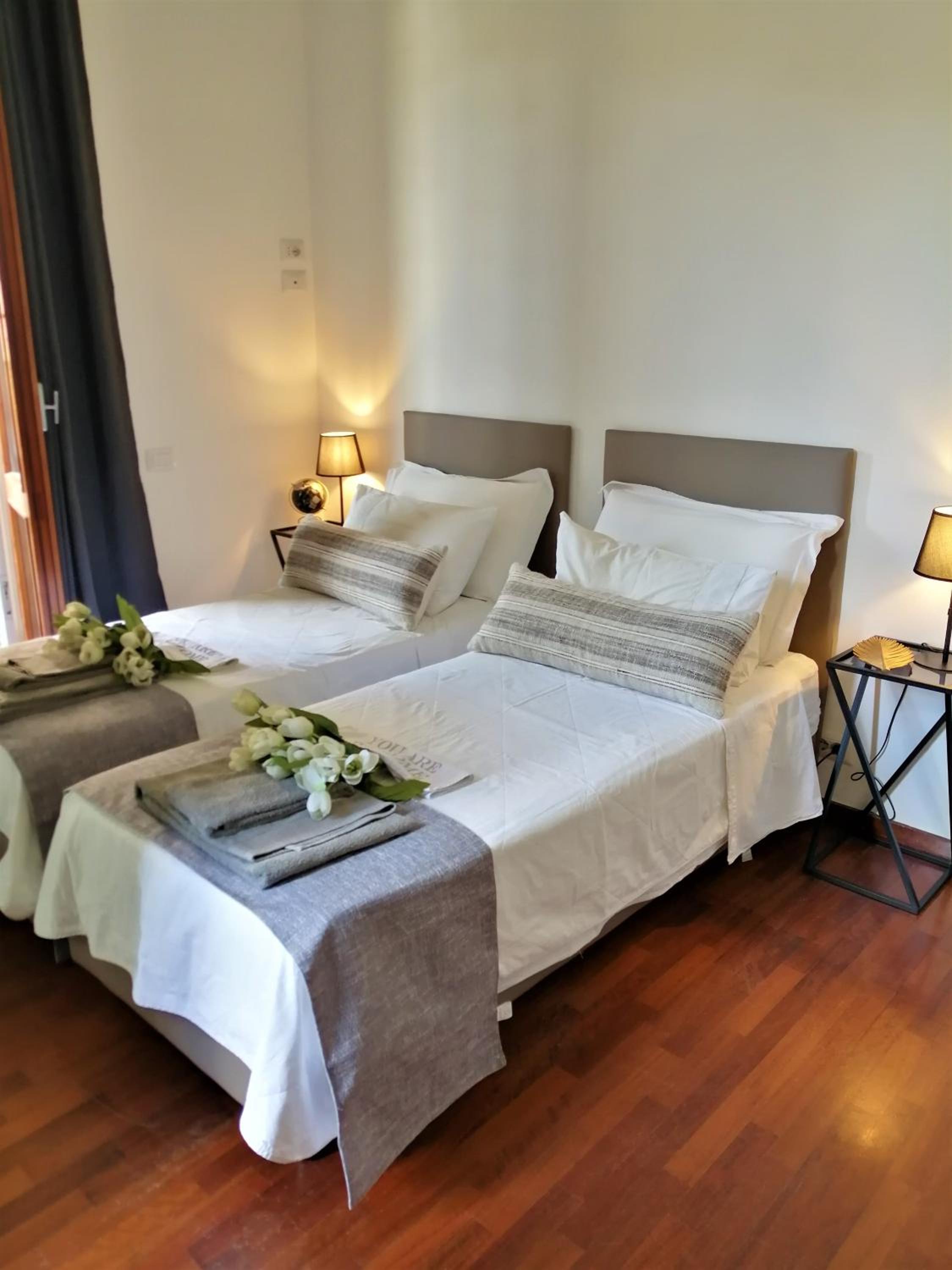 Double or Twin Room with External Private Bathroom and City View photo 1
