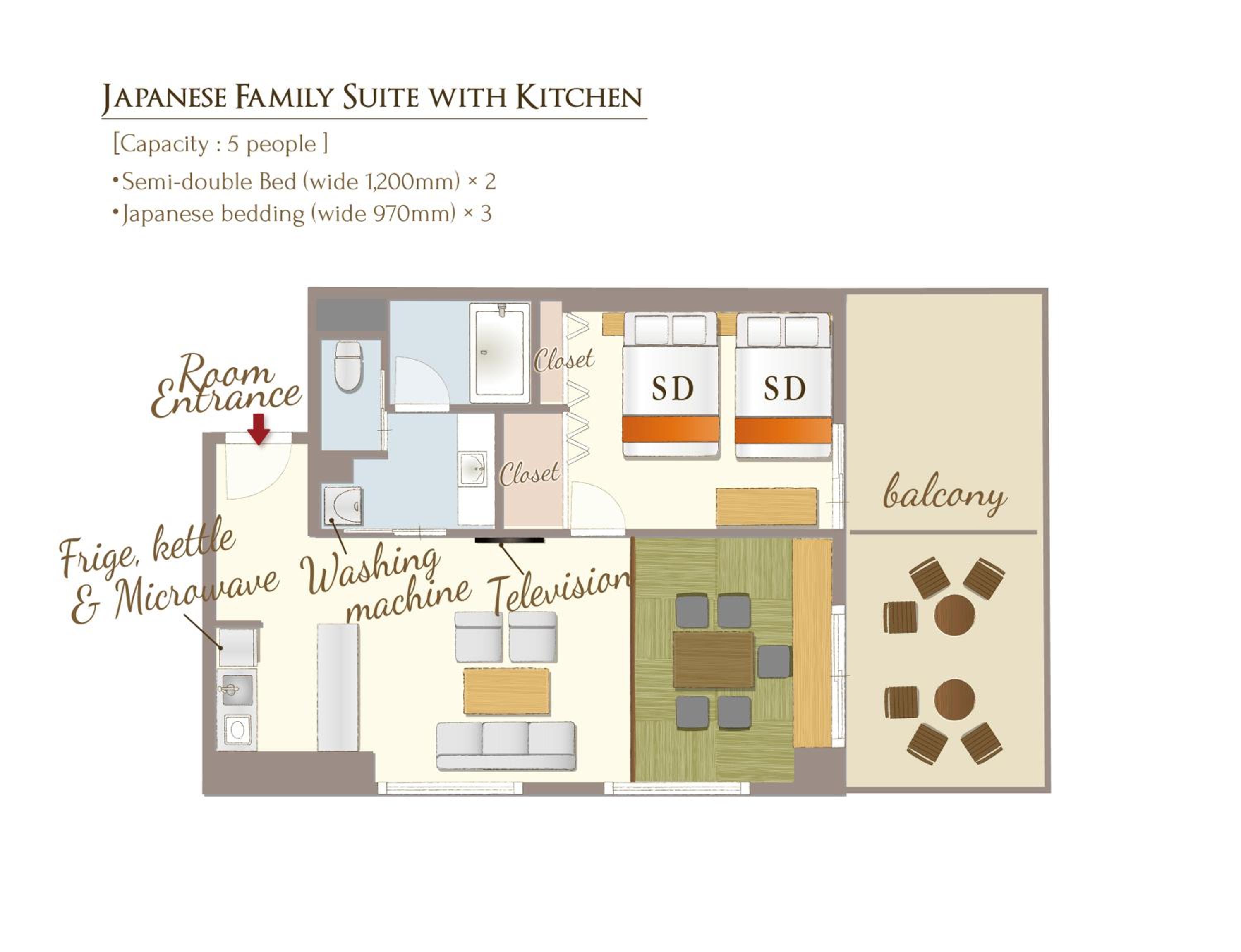 Japanese Family Suite with Kitchen - Photo 17