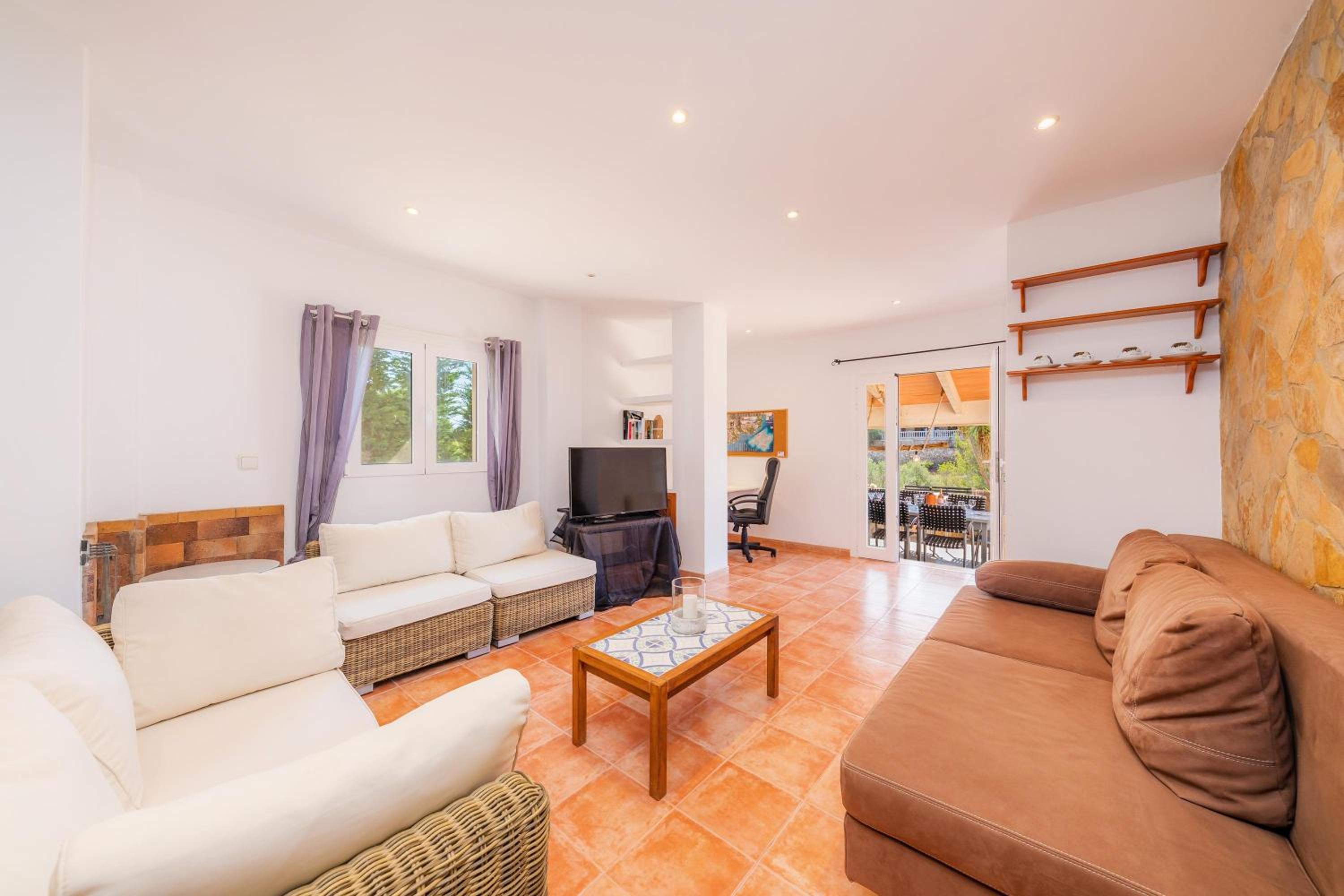 Villa con vistas al jardín