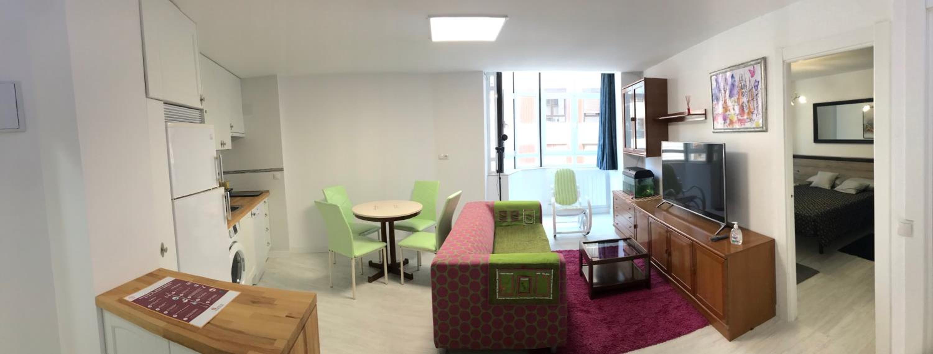 Apartamento de dos habitaciones