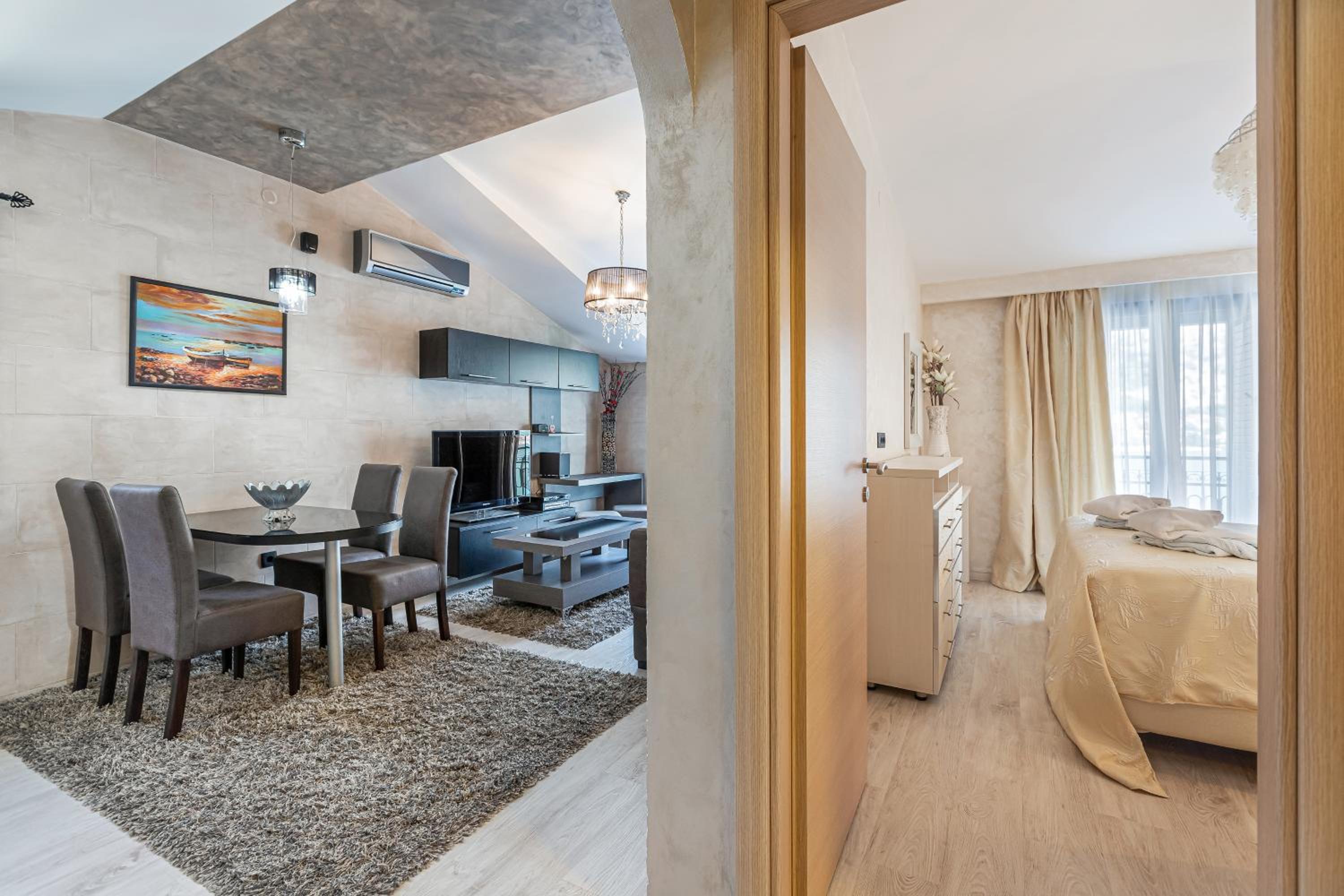 One-Bedroom Apartment with Balcony and Sea View