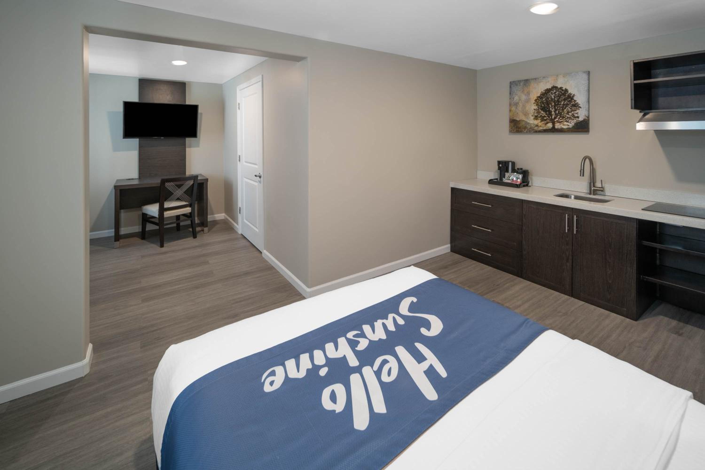 1 Queen Bed, Deluxe Mobility/Hearing Impaired Accessible, Studio Suite, Non-Smoking photo 3