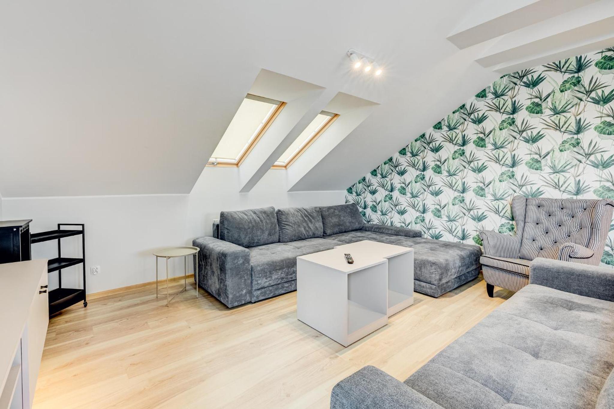 Deluxe Two-Level Apartment with Sauna and Billiards