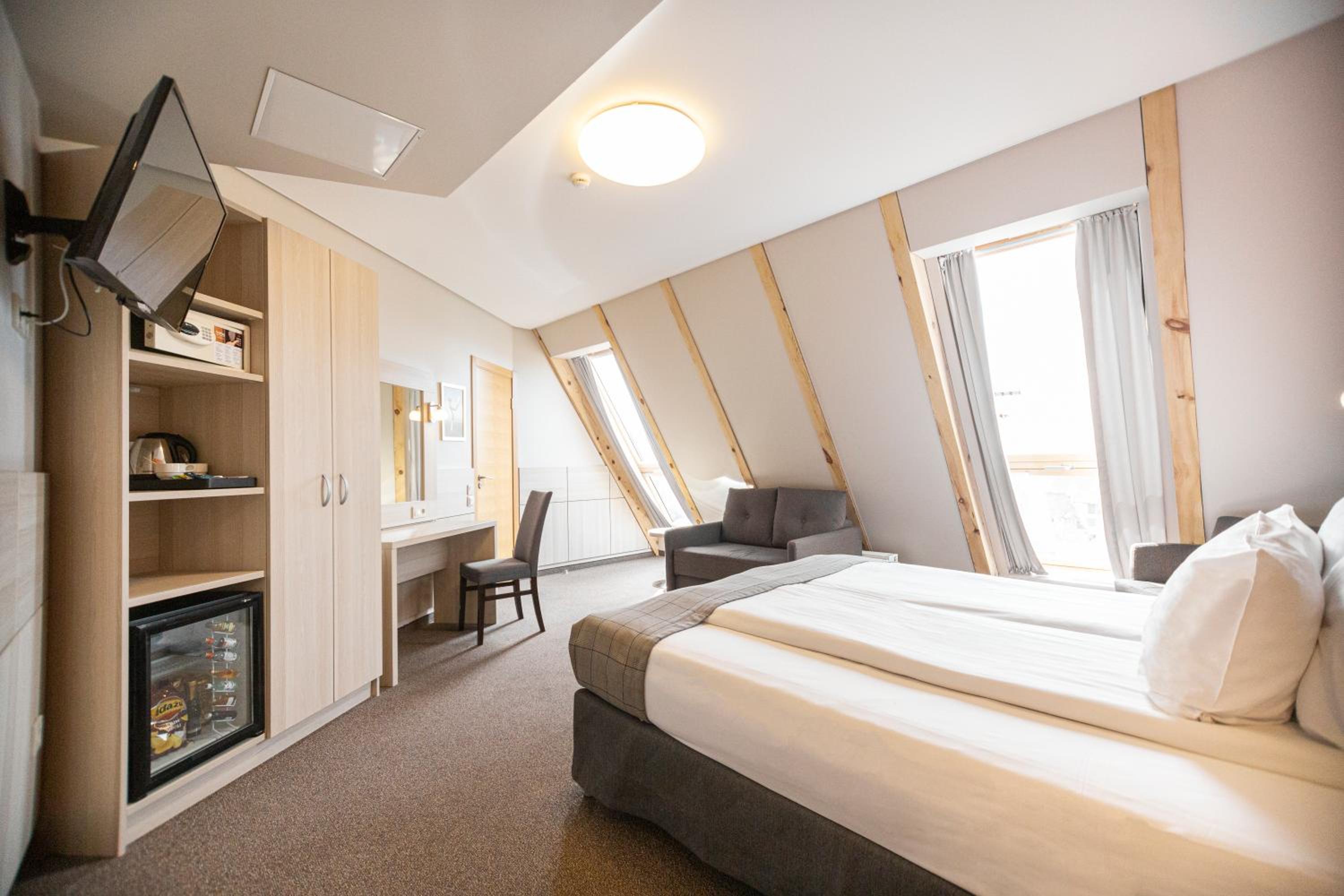 Mansard Double or Twin Room with City View