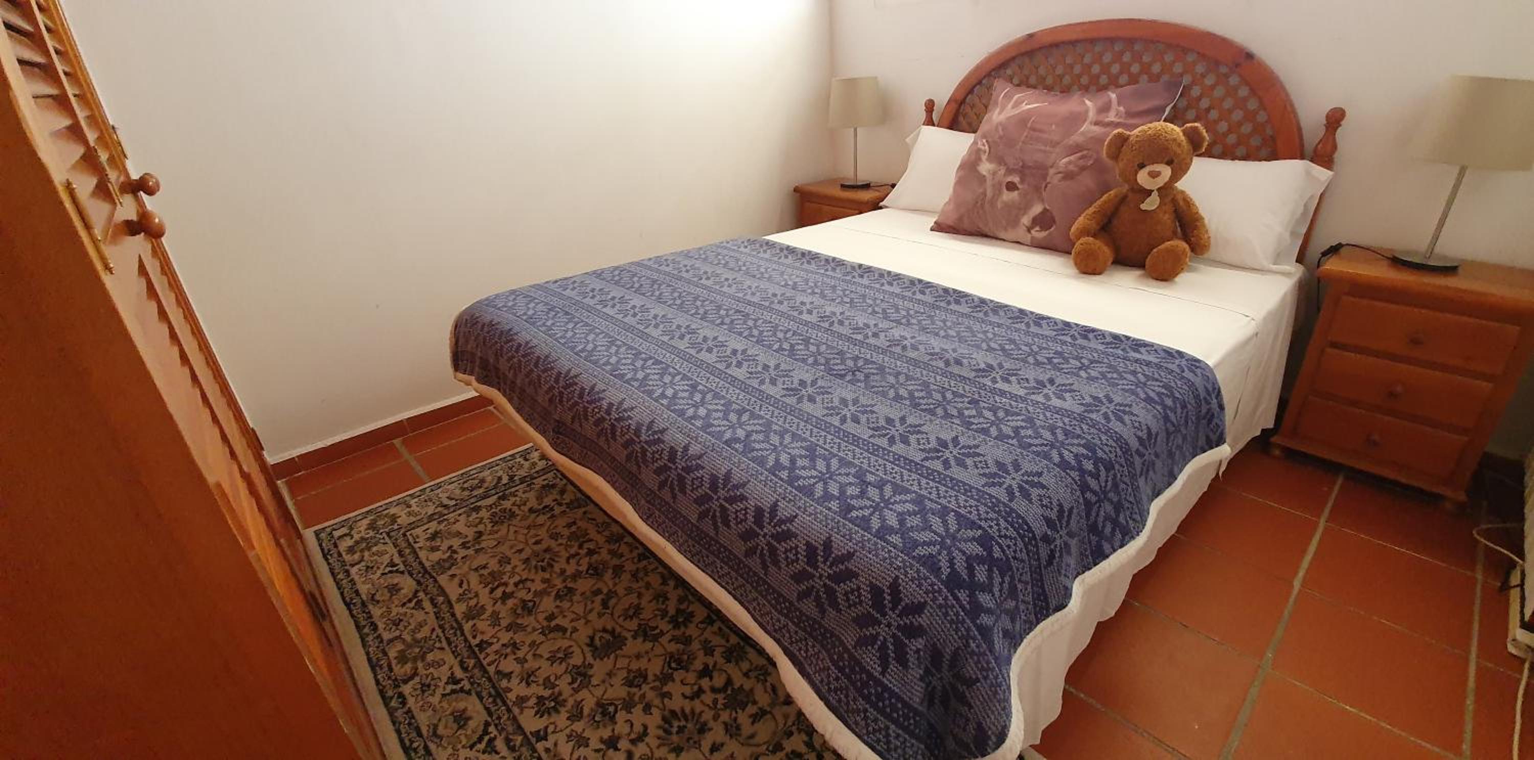 Casa de tres habitaciones con jacuzzi.