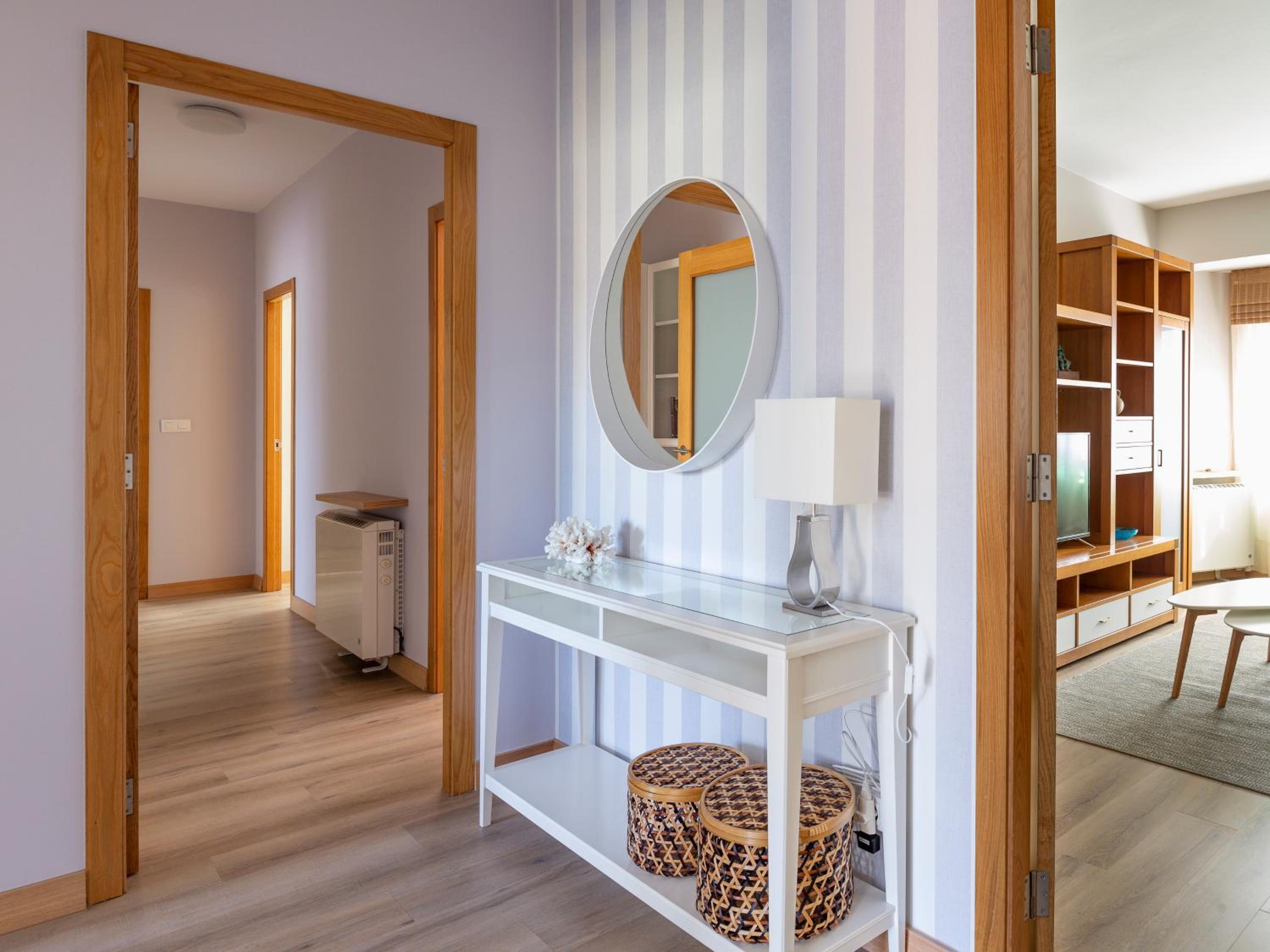 Apartamento con vista al jardín