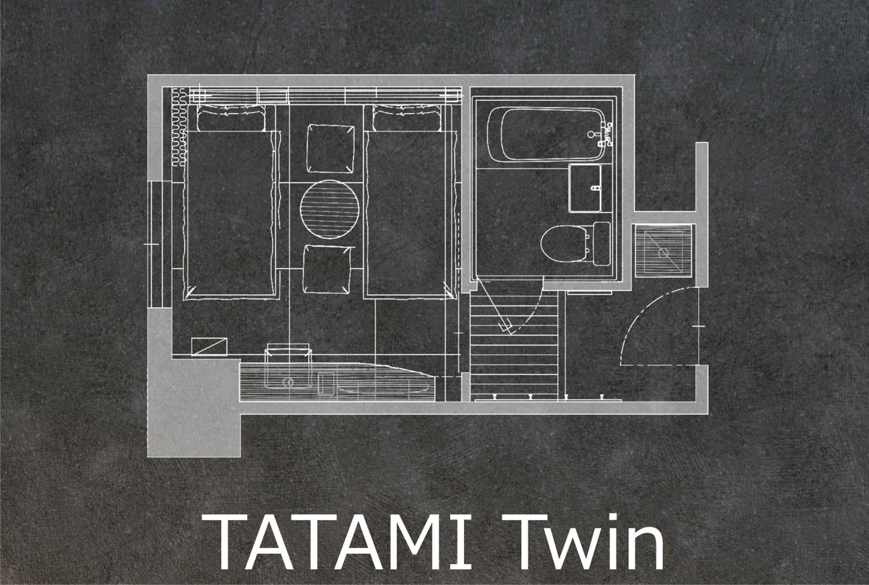Standard Twin Room with Tatami Area - Non-Smoking photo 2