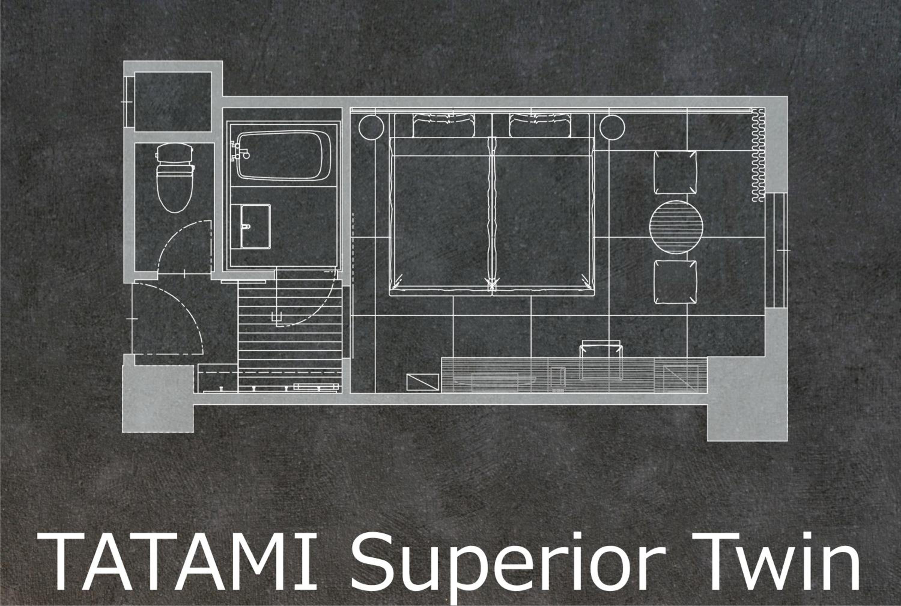 Superior Twin Room with Tatami Area - Non-Smoking photo 3