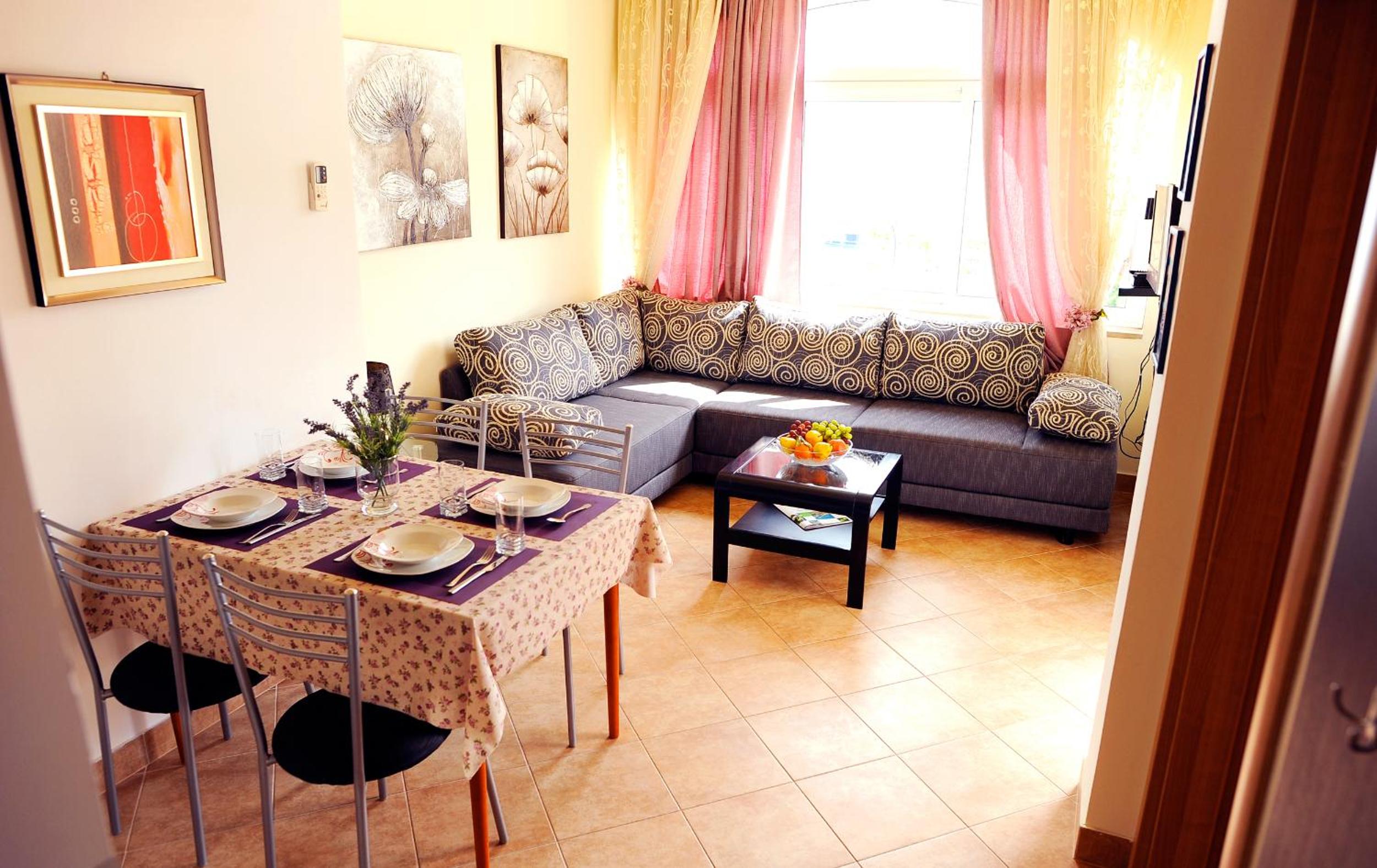 One-Bedroom Apartment with Balcony and Sea View