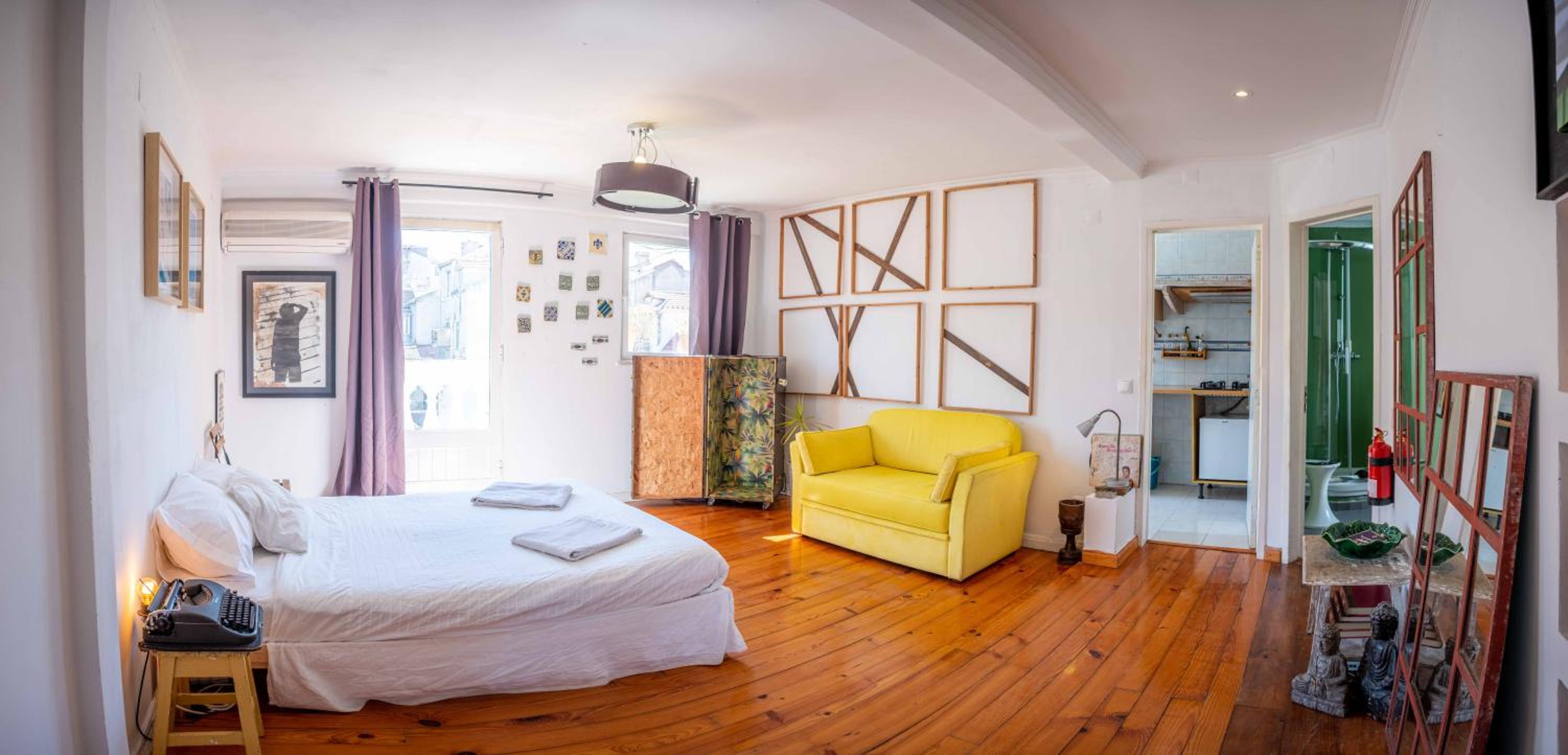 Studio with Balcony