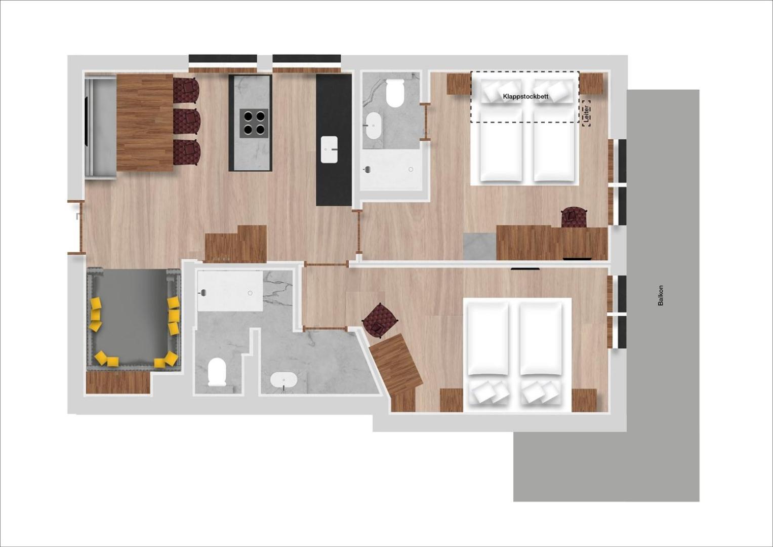 Two-Bedroom Apartment