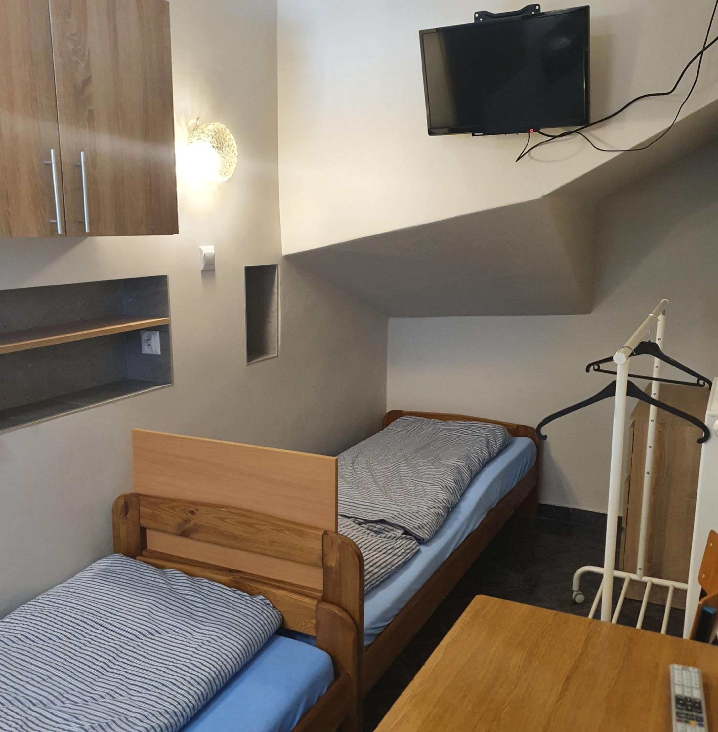 Small Room with Shared Bathroom
