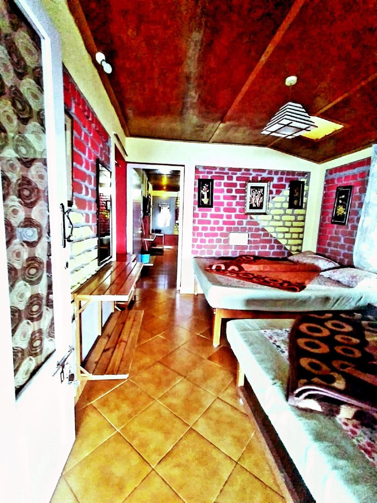 Family Room with Mountain View
