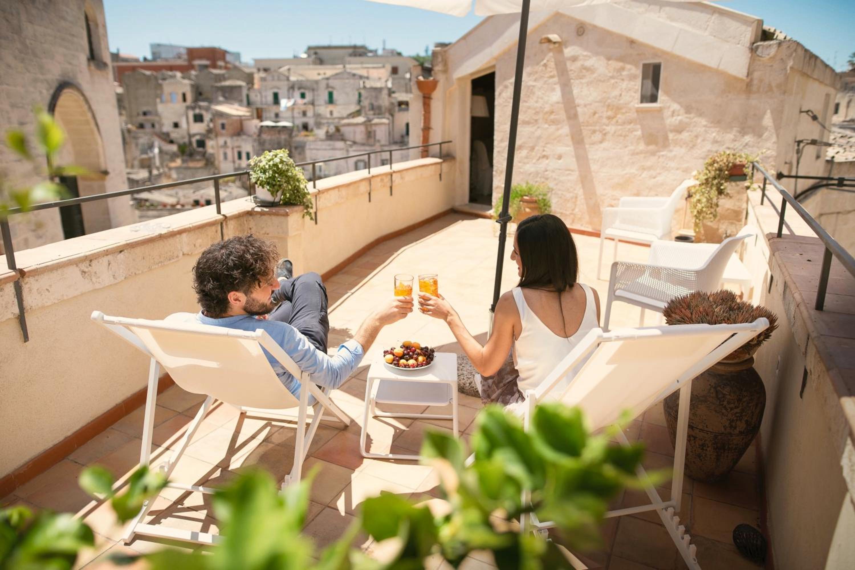 Double or Twin Room with Terrace and view photo 2