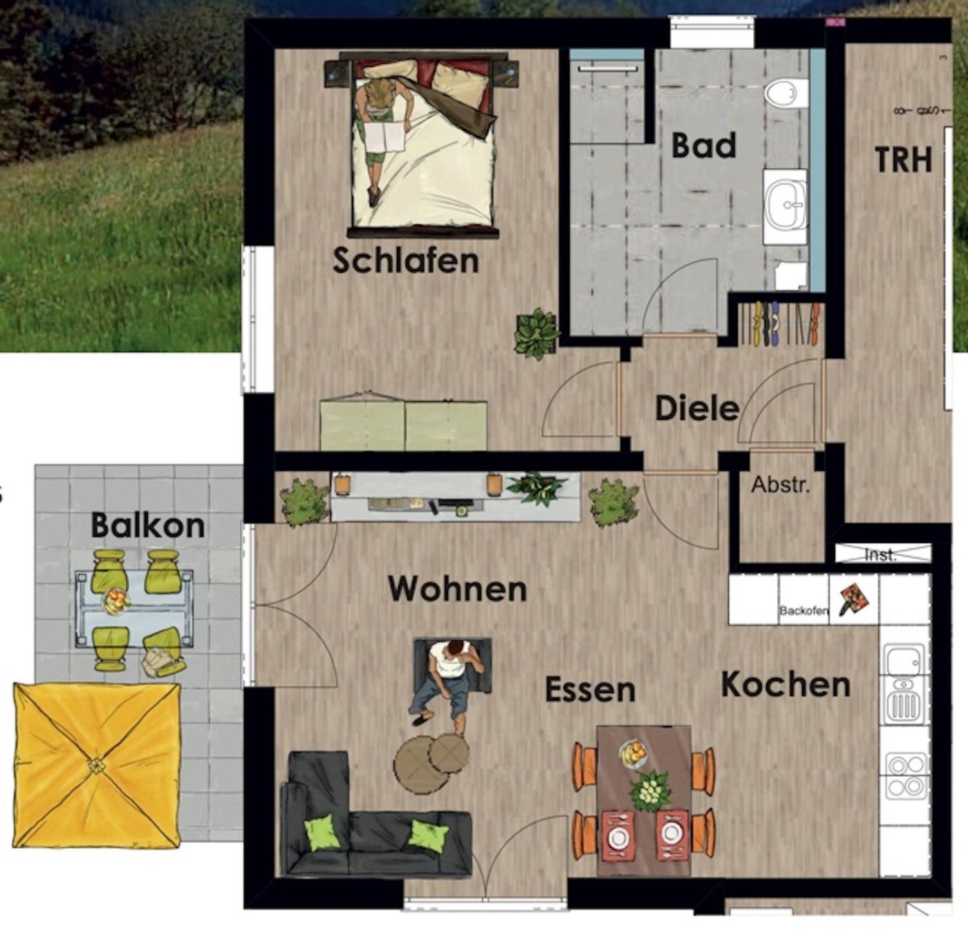 Superior One-Bedroom Apartment with Balcony - Photo 22
