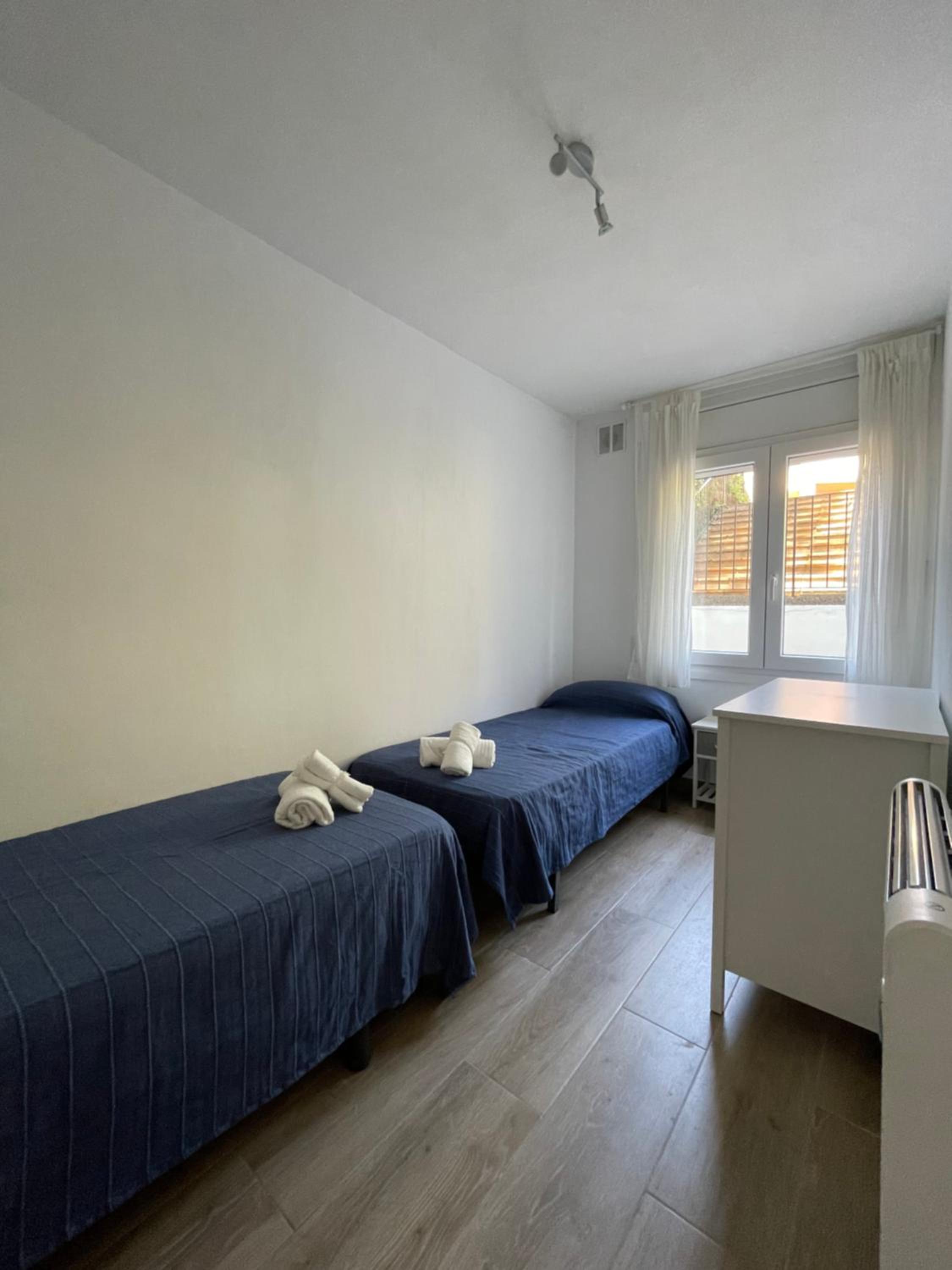 Apartamento con vista al jardín