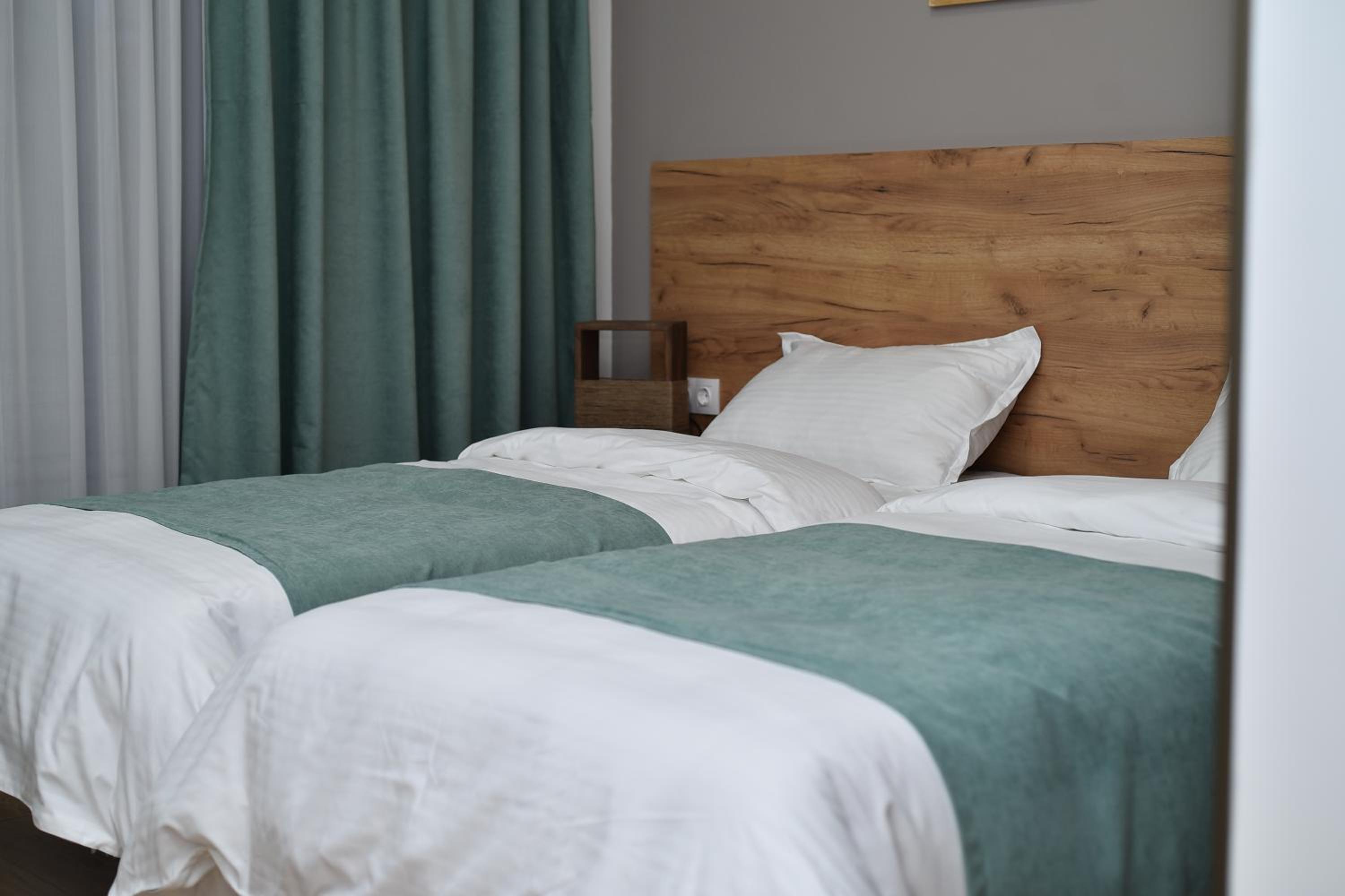 Twin Room with Back Mountain View