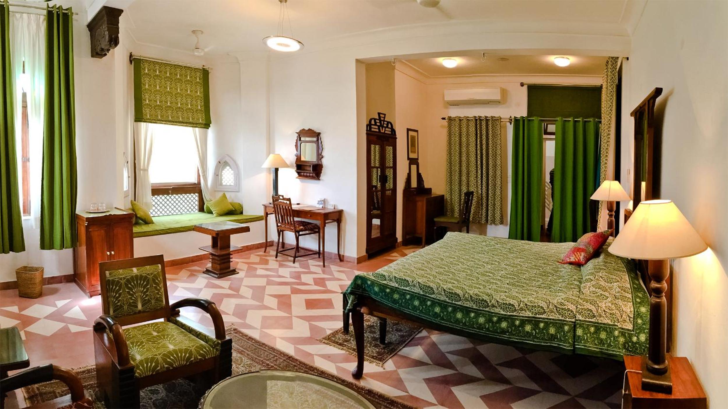 Heritage Splendour Room – Enjoy a 10% discount on spa, laundry, and vintage car services, alongside complimentary evening tea, guided fort tours, and morning yoga (7:00 AM – 8:00 AM) Heritage Splendour Room – Enjoy a 10% discount on spa, laundry, and vintage car services, alongside complimentary evening tea, guided fort tours, and morning yoga (7:00 AM – 8:00 AM)