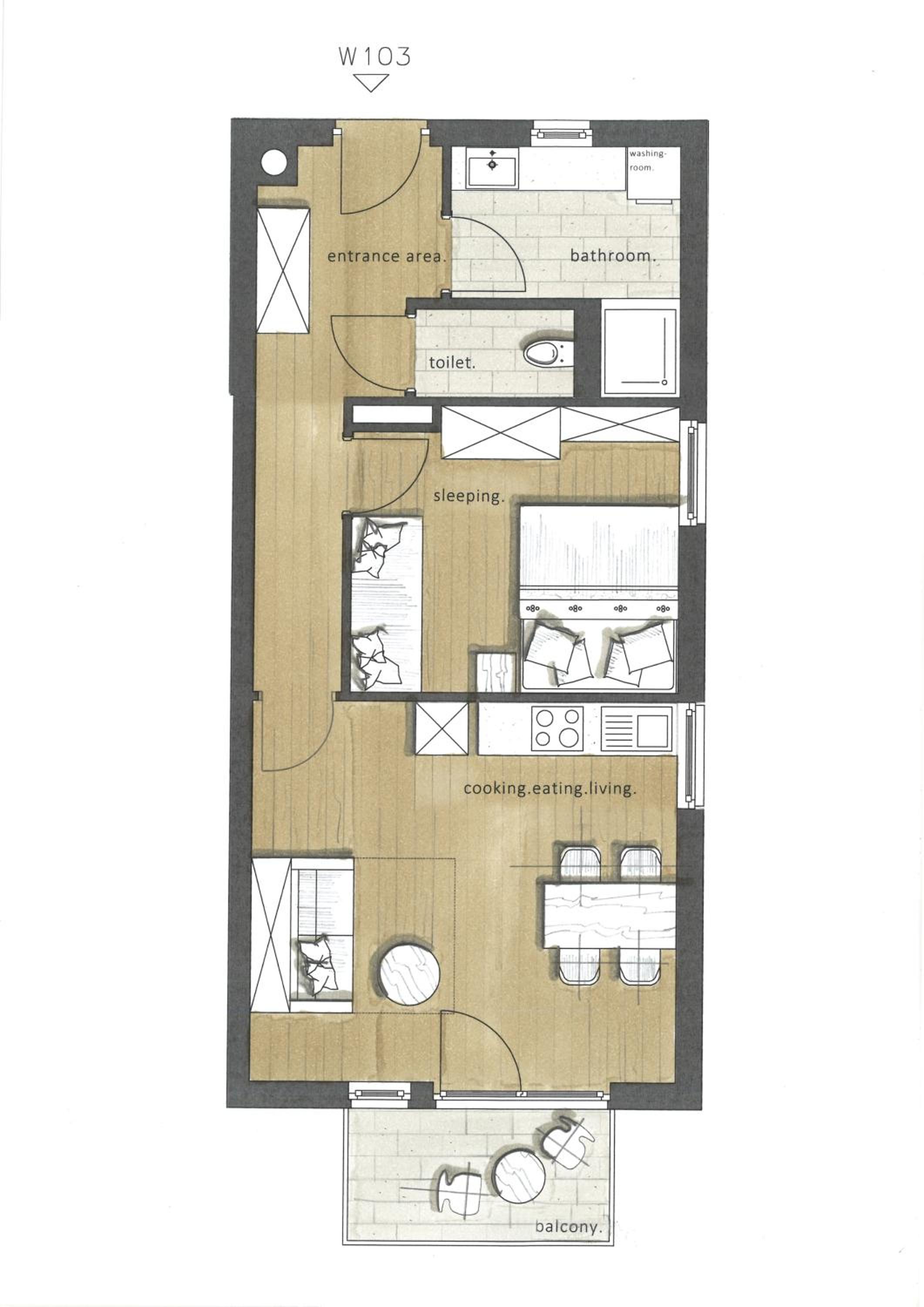 One-Bedroom Apartment photo 3