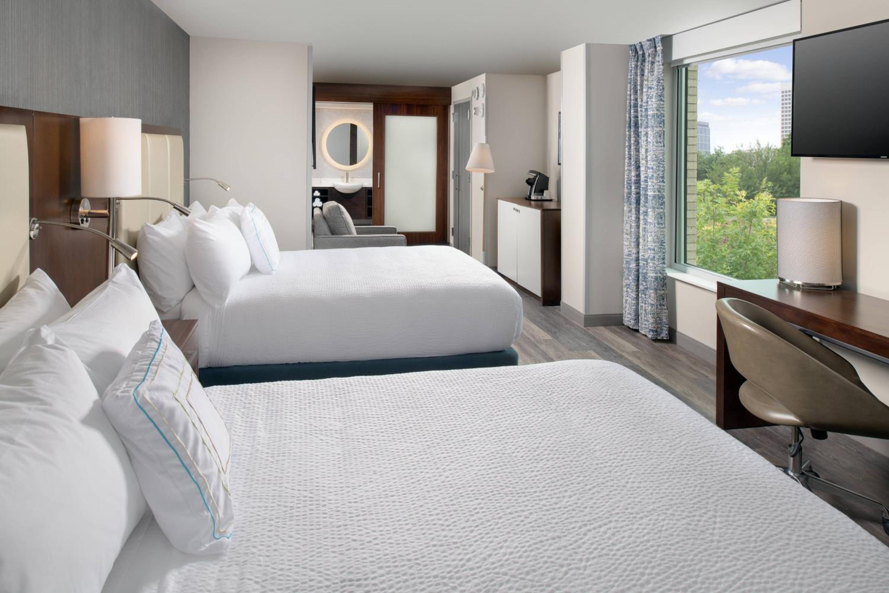 Queen Room with Two Queen Beds and Sofa Bed