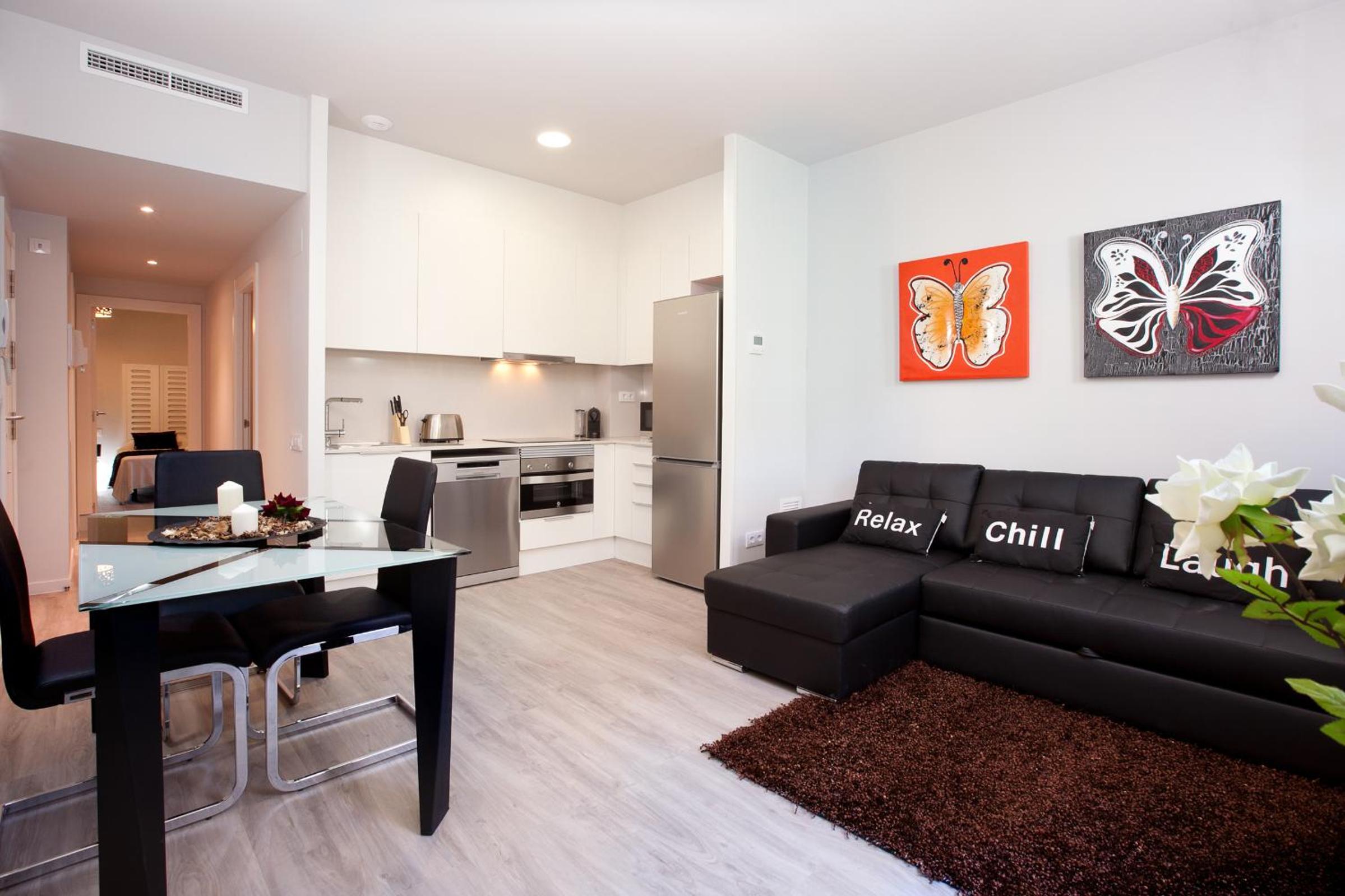 Apartamento de dos habitaciones
