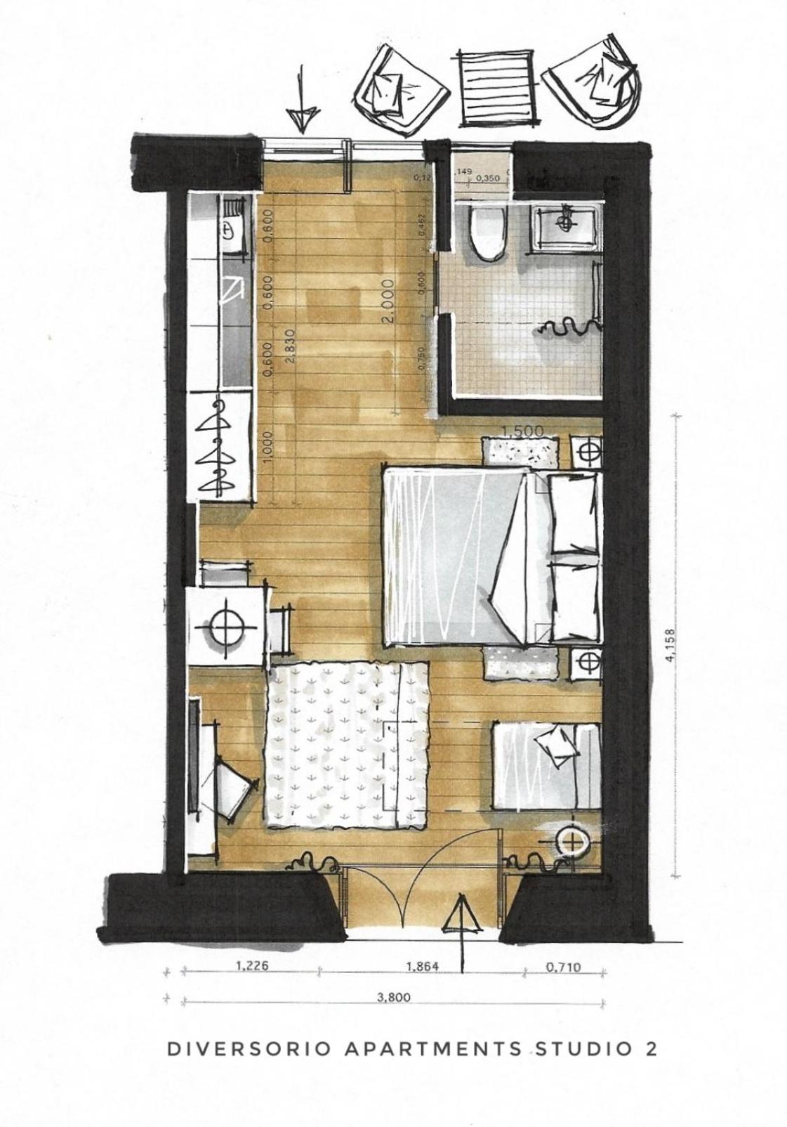 Studio Apartment - Photo 18