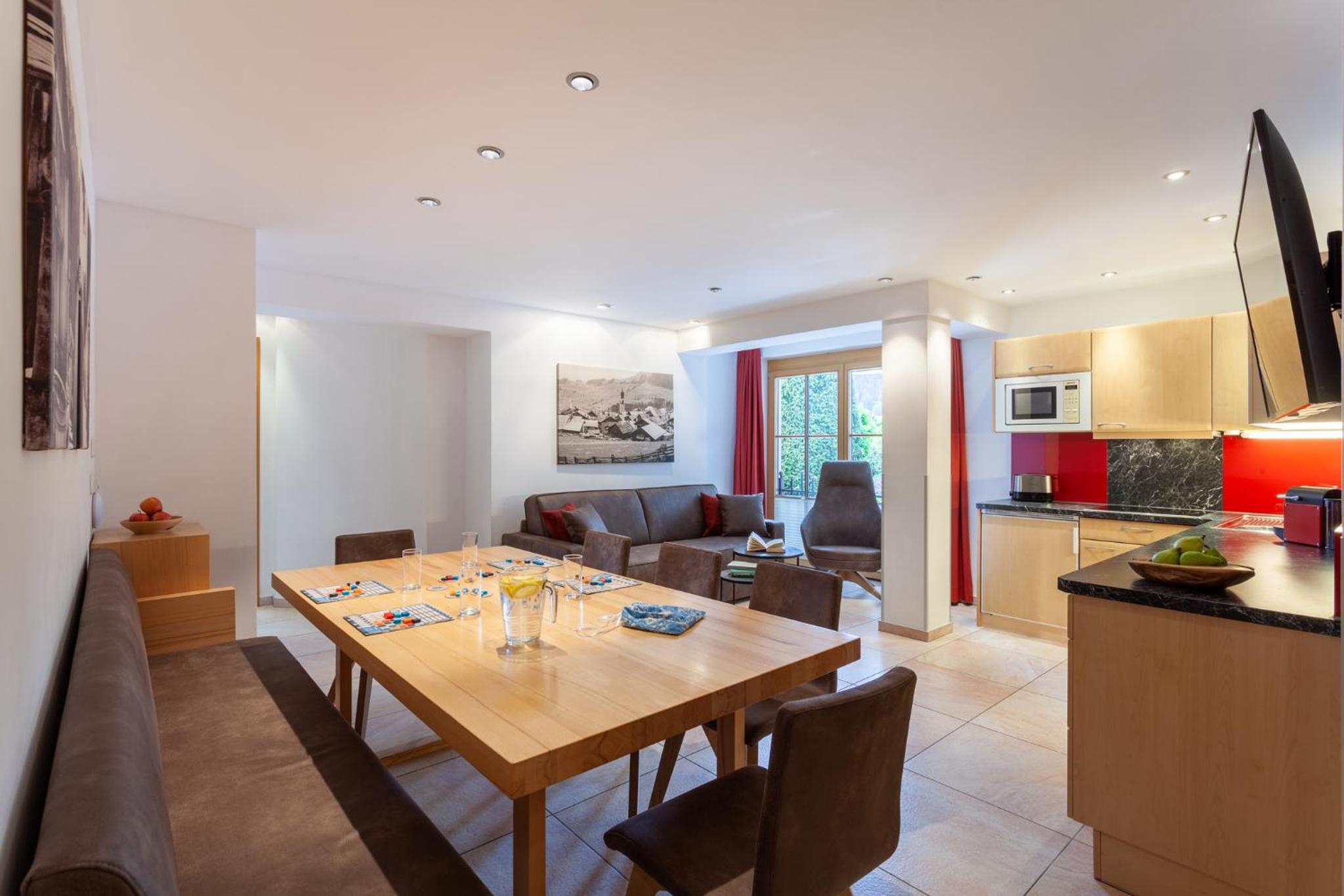 Two-Bedroom Apartment with Infrared Cabin