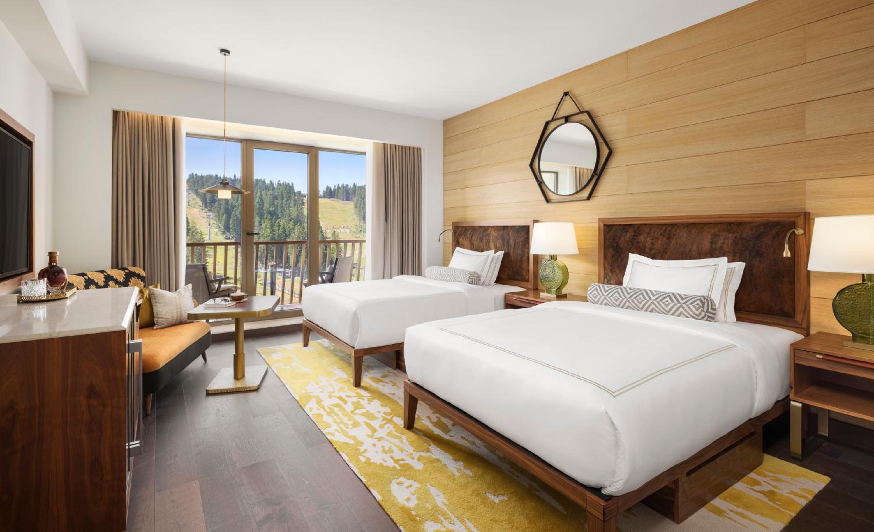 Double Queen Room with Balcony and Slope View
