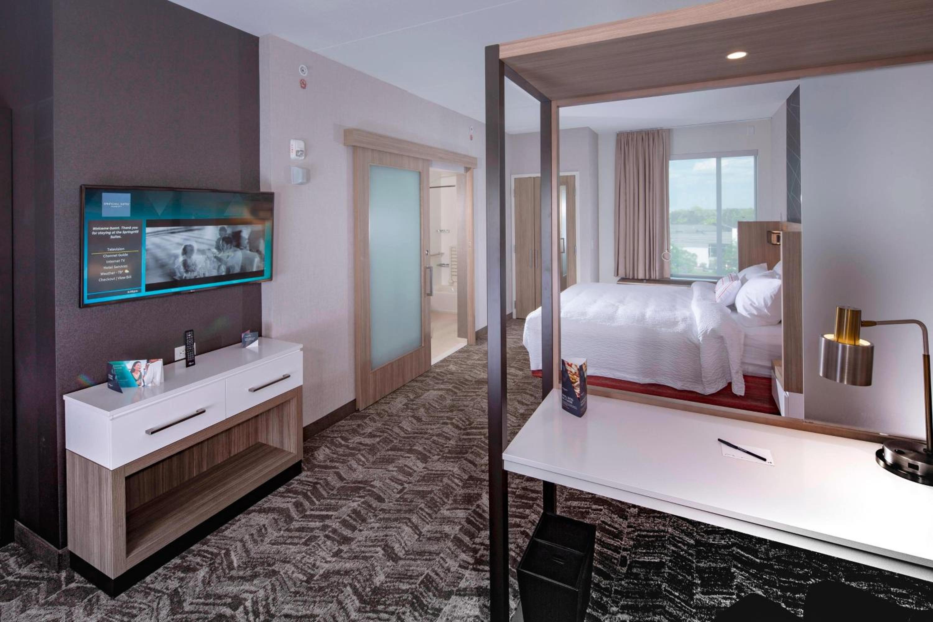 King Suite with Roll-In Shower and Trundle Sofa - Mobility Access/Hearing Accessible