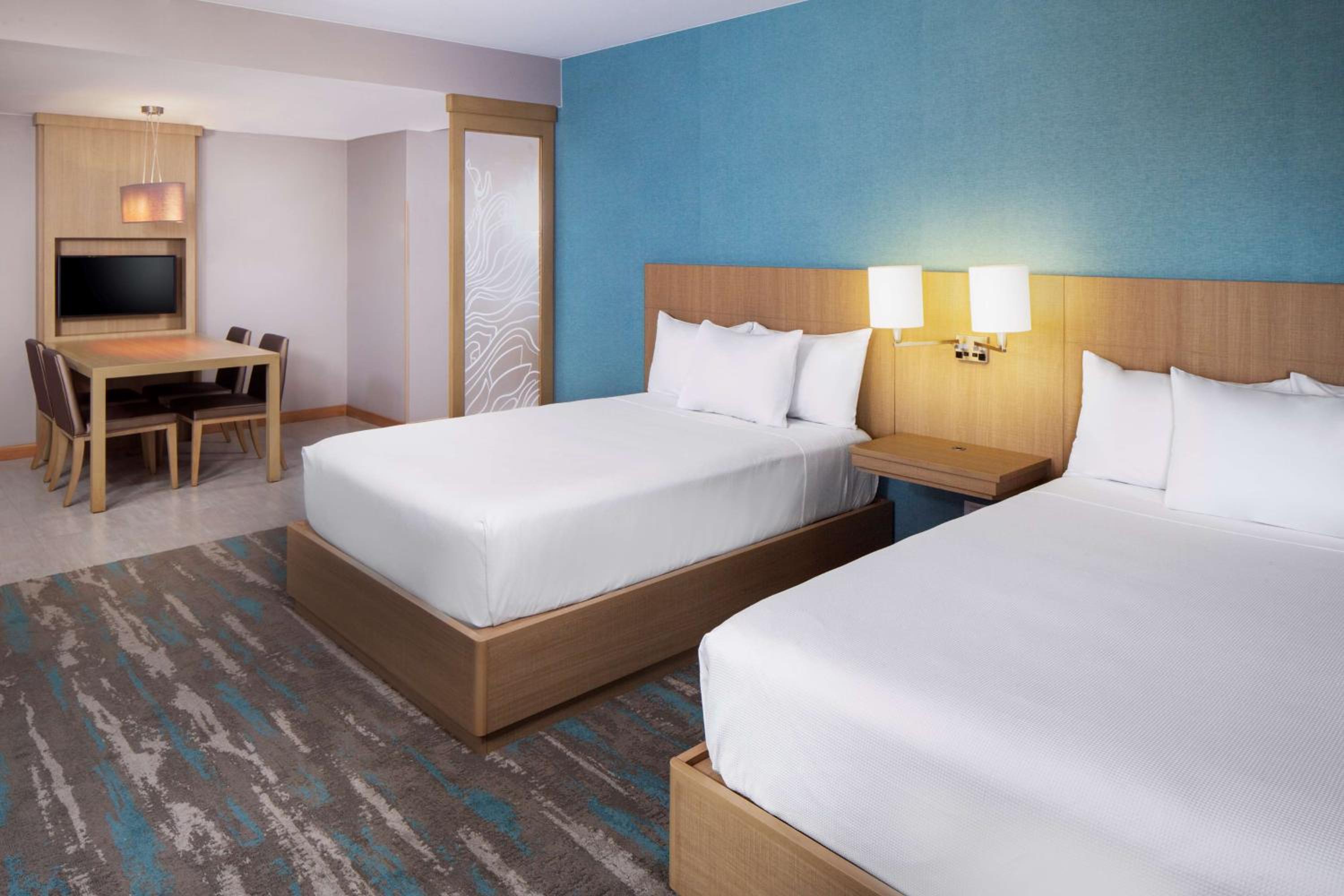 One-Bedroom Suite with Two Double Beds and Sofa Bed