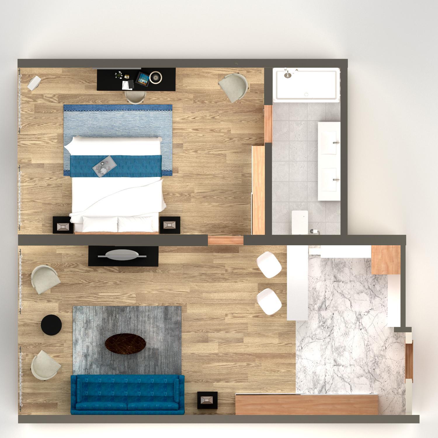 Prestige One Bedroom Suite with Partial Sea View & Kitchenette thumbnail 6