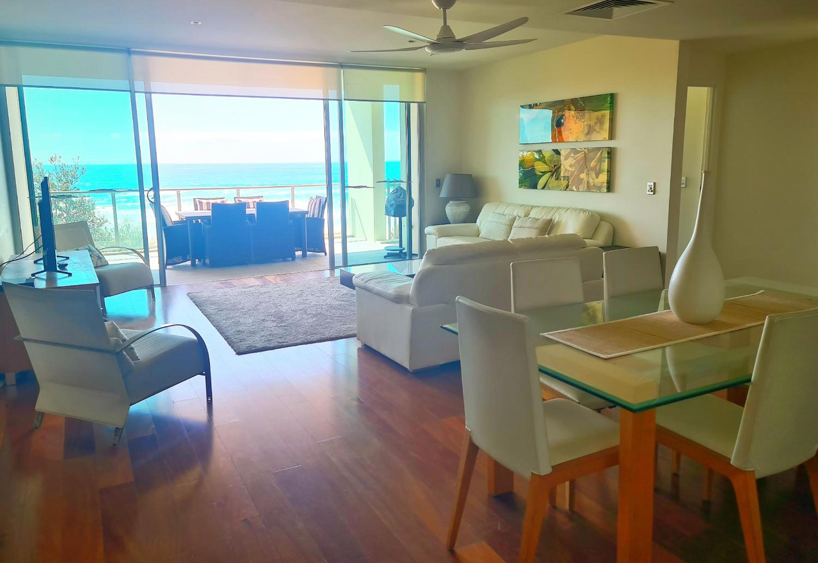 Three-Bedroom Beachfront Apartment