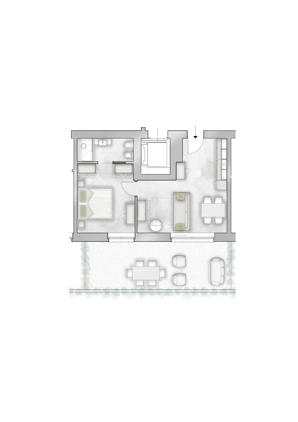 One-Bedroom Apartment photo 2
