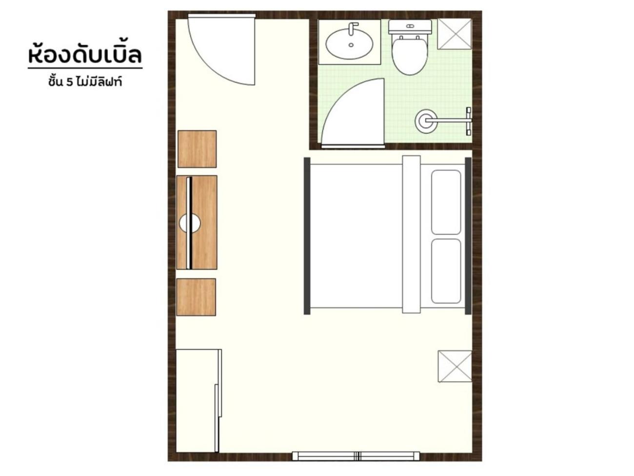 Double Room with Shower (5th & No Elevator) photo 2