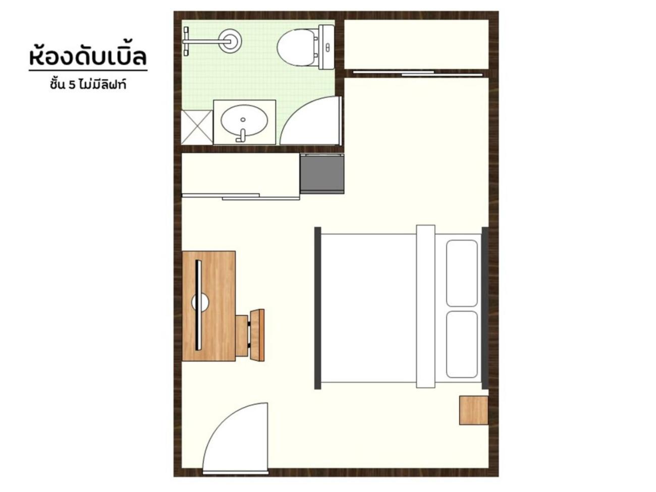 Double Room with Shower (5th & No Elevator) photo 3