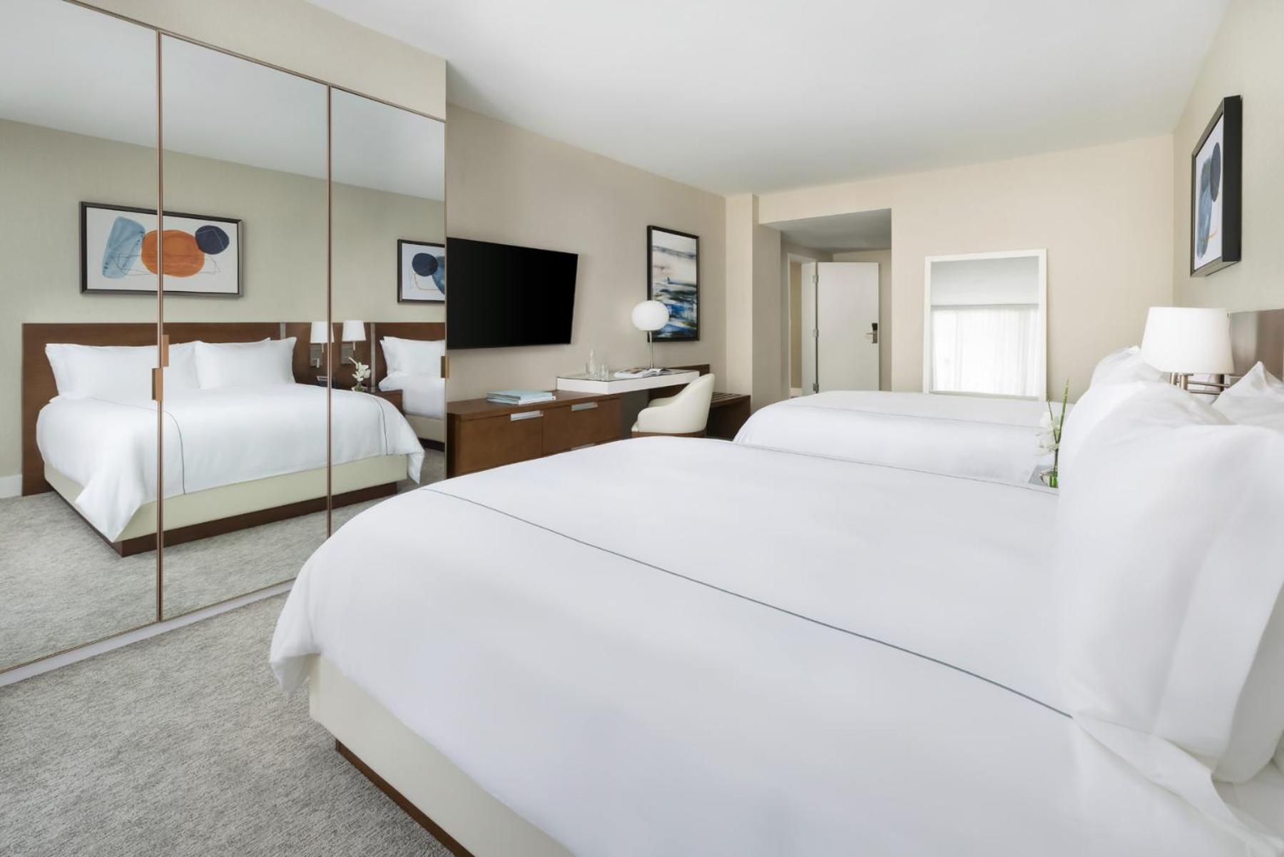 Queen Room with Two Queen Beds at The Altair Bay Harbor Hotel in Miami Beach