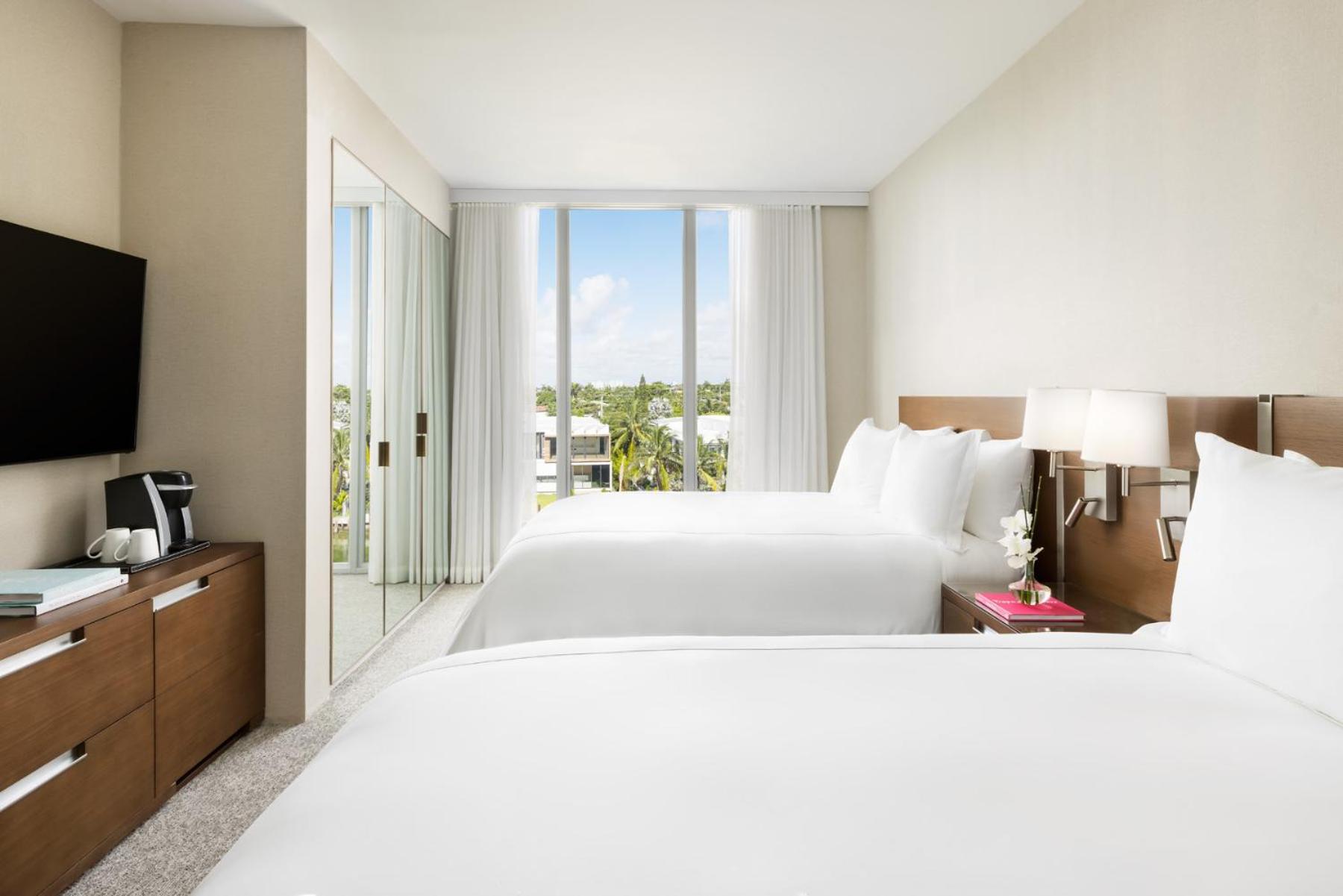 Queen Room with Sea View at The Altair Bay Harbor Hotel in Miami Beach